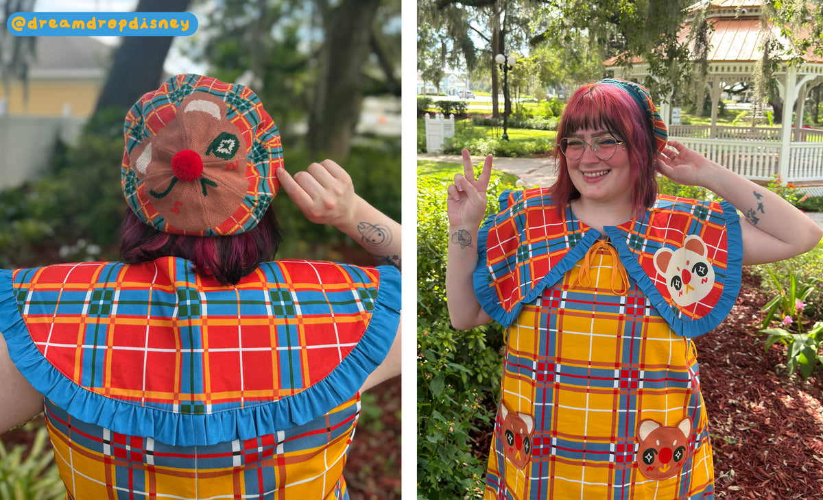Beary Plaid! - Knit Beret