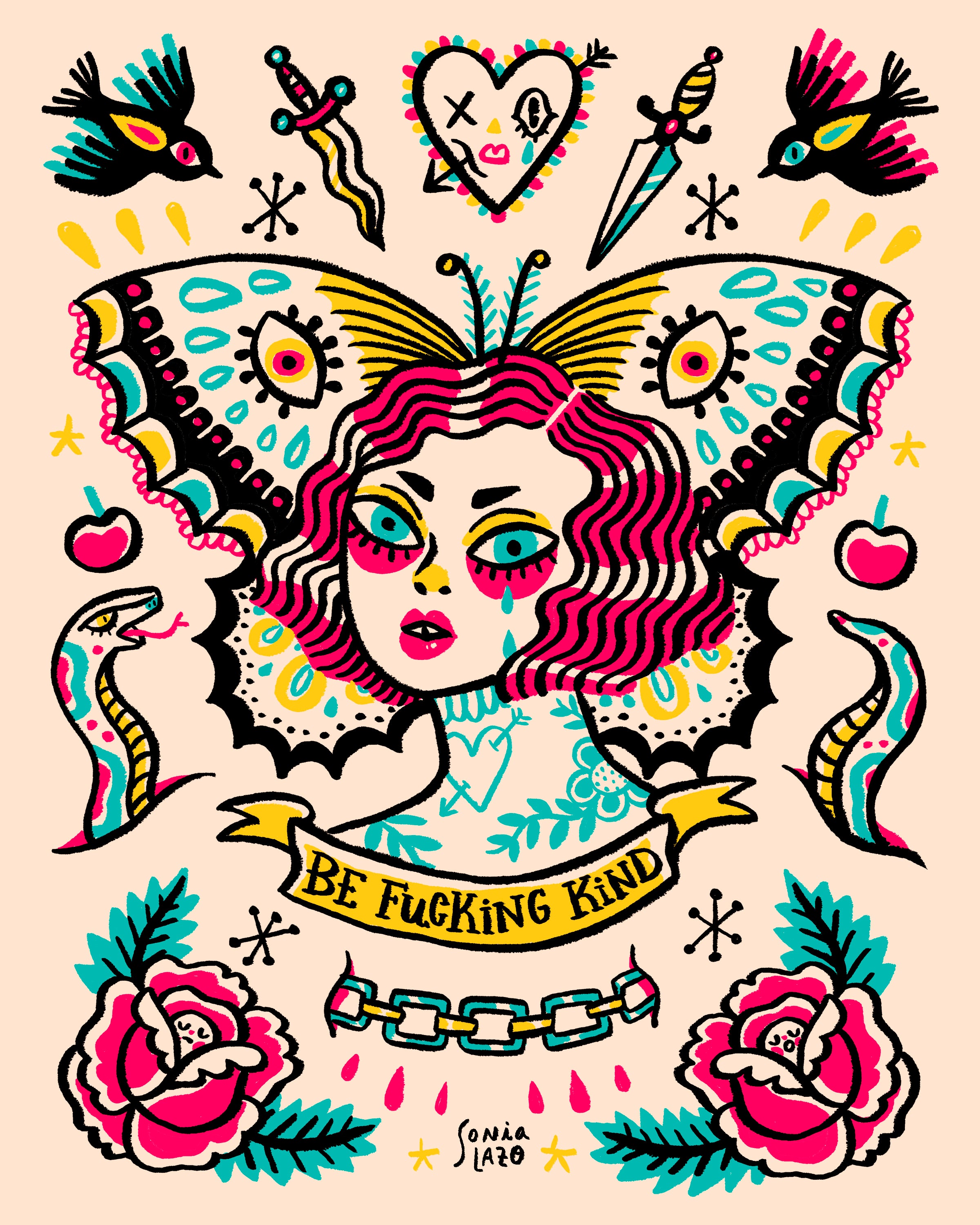 Be F*cking Kind - Print