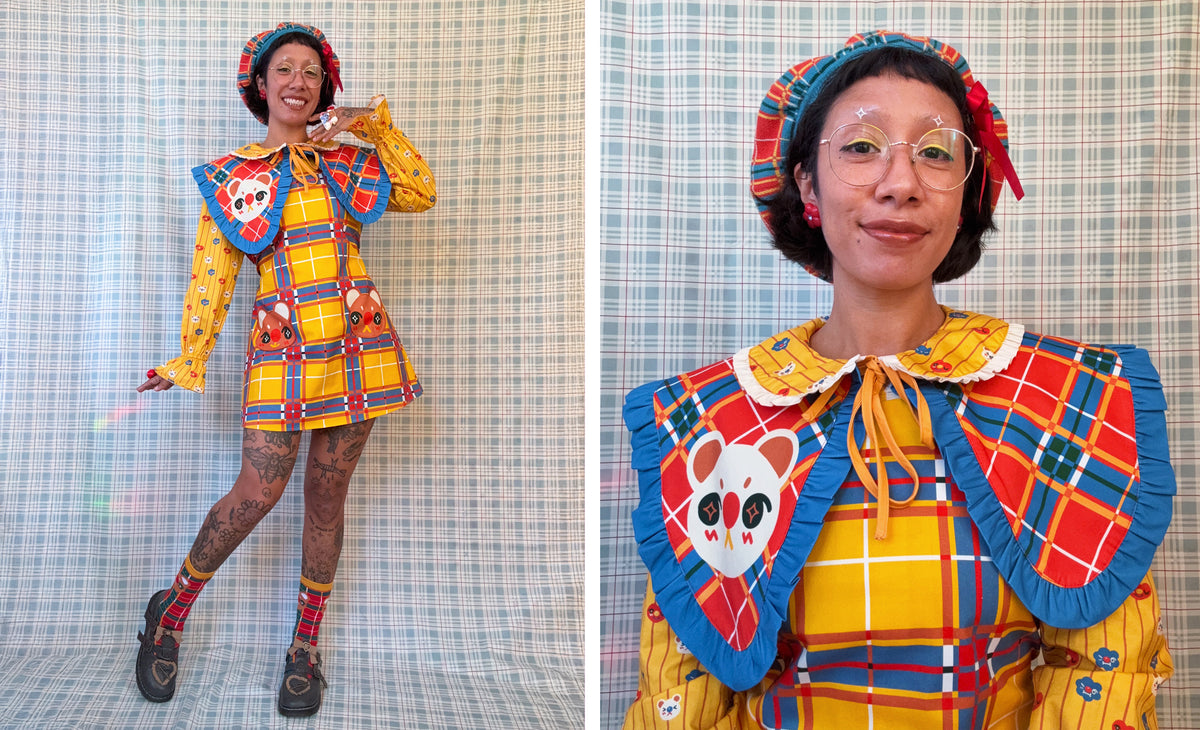 Beary Plaid! - Dress