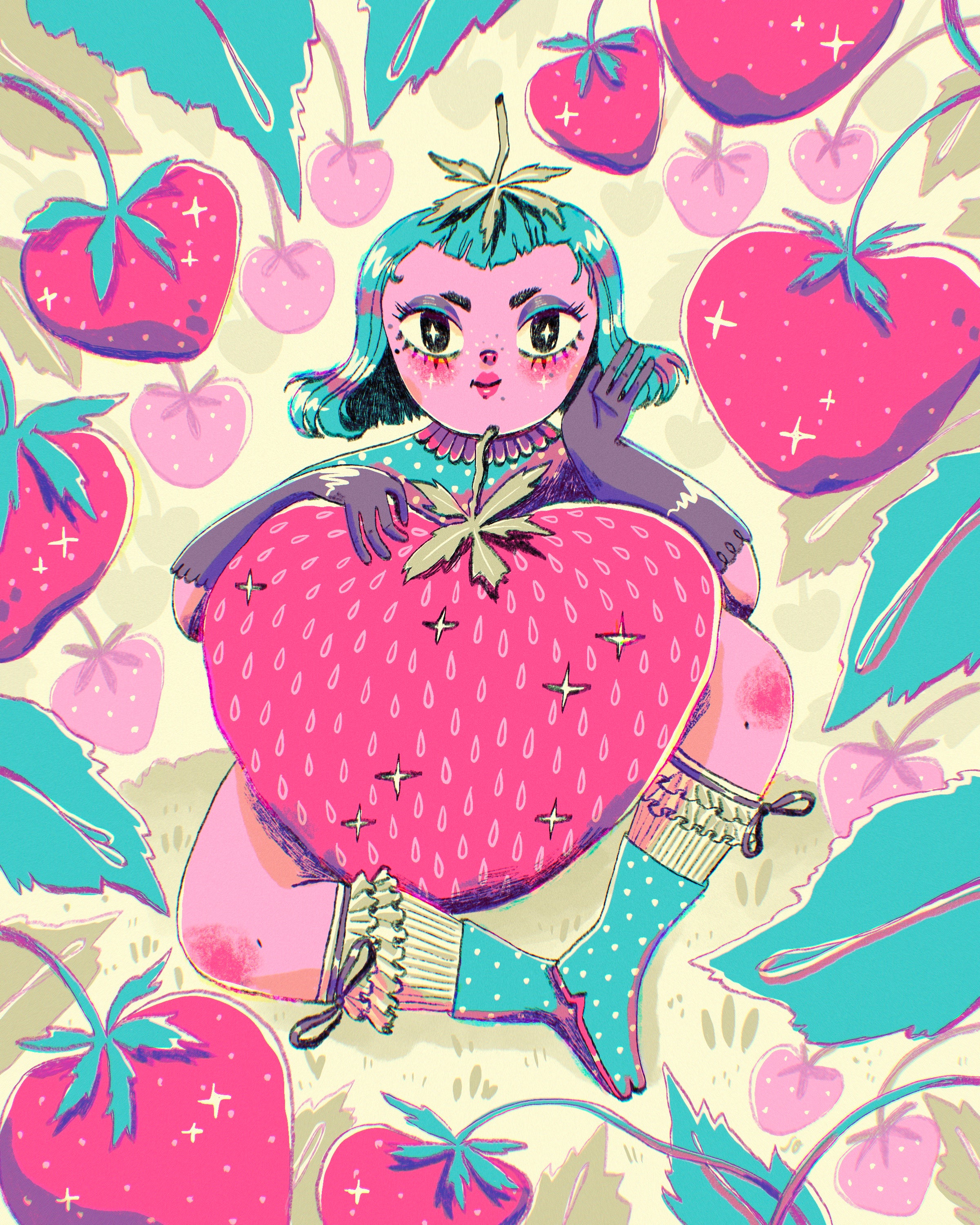 Strawberry Gal - Imprimir
