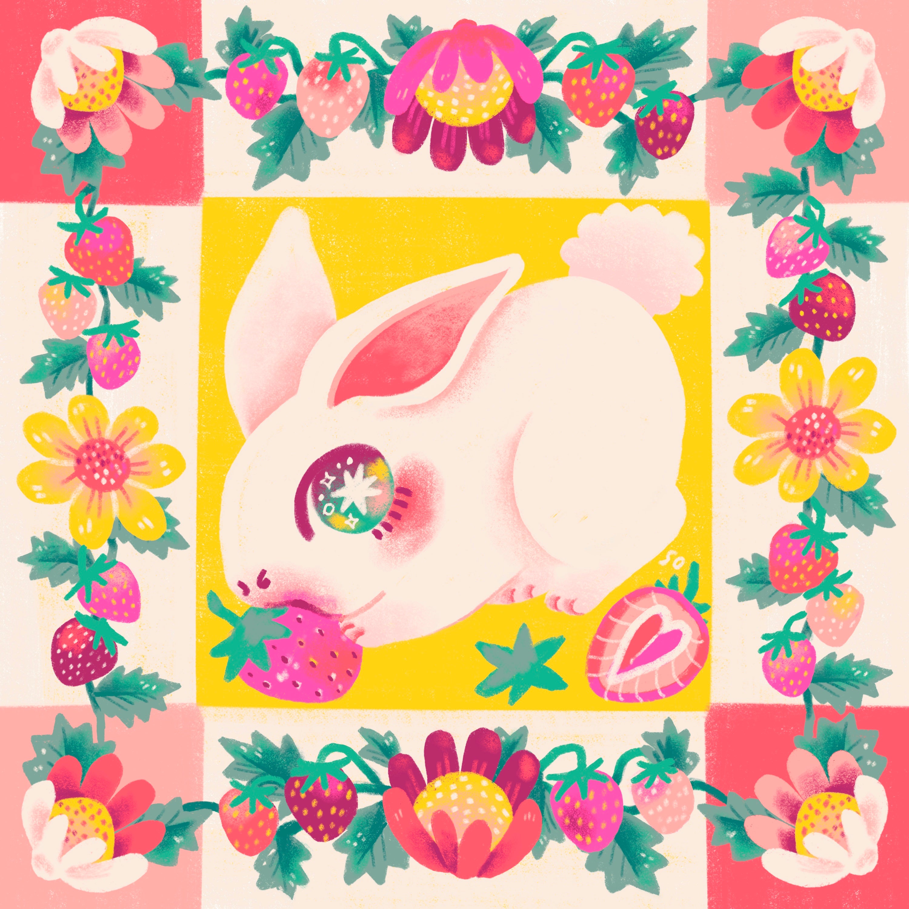 Conejito de verano - Imprimir