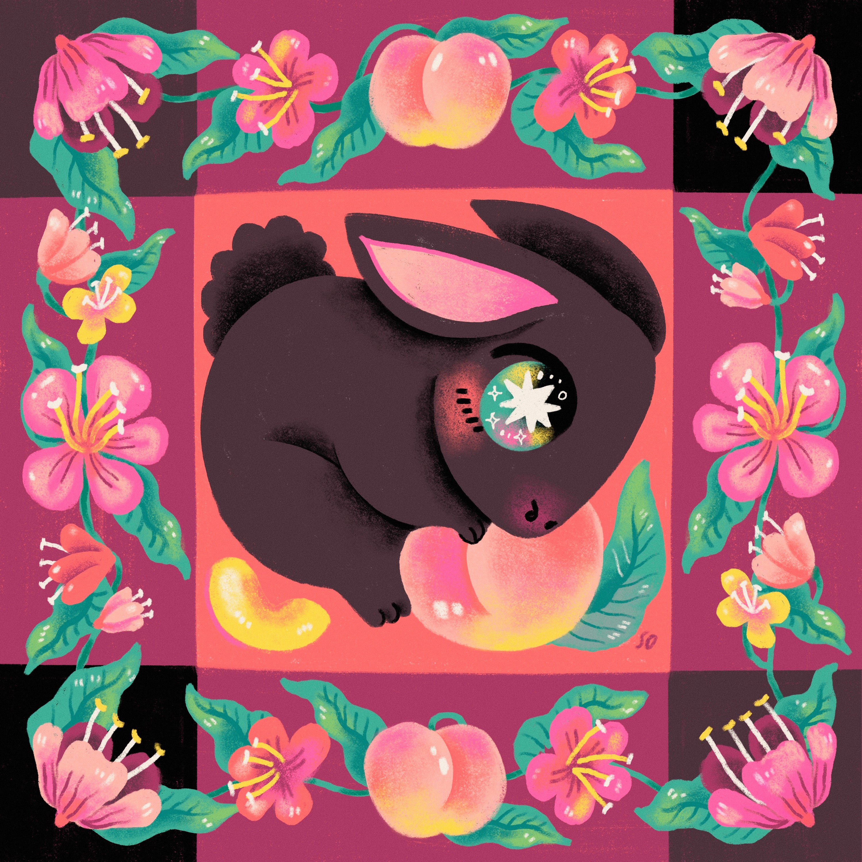 Autumn Bunny - Print