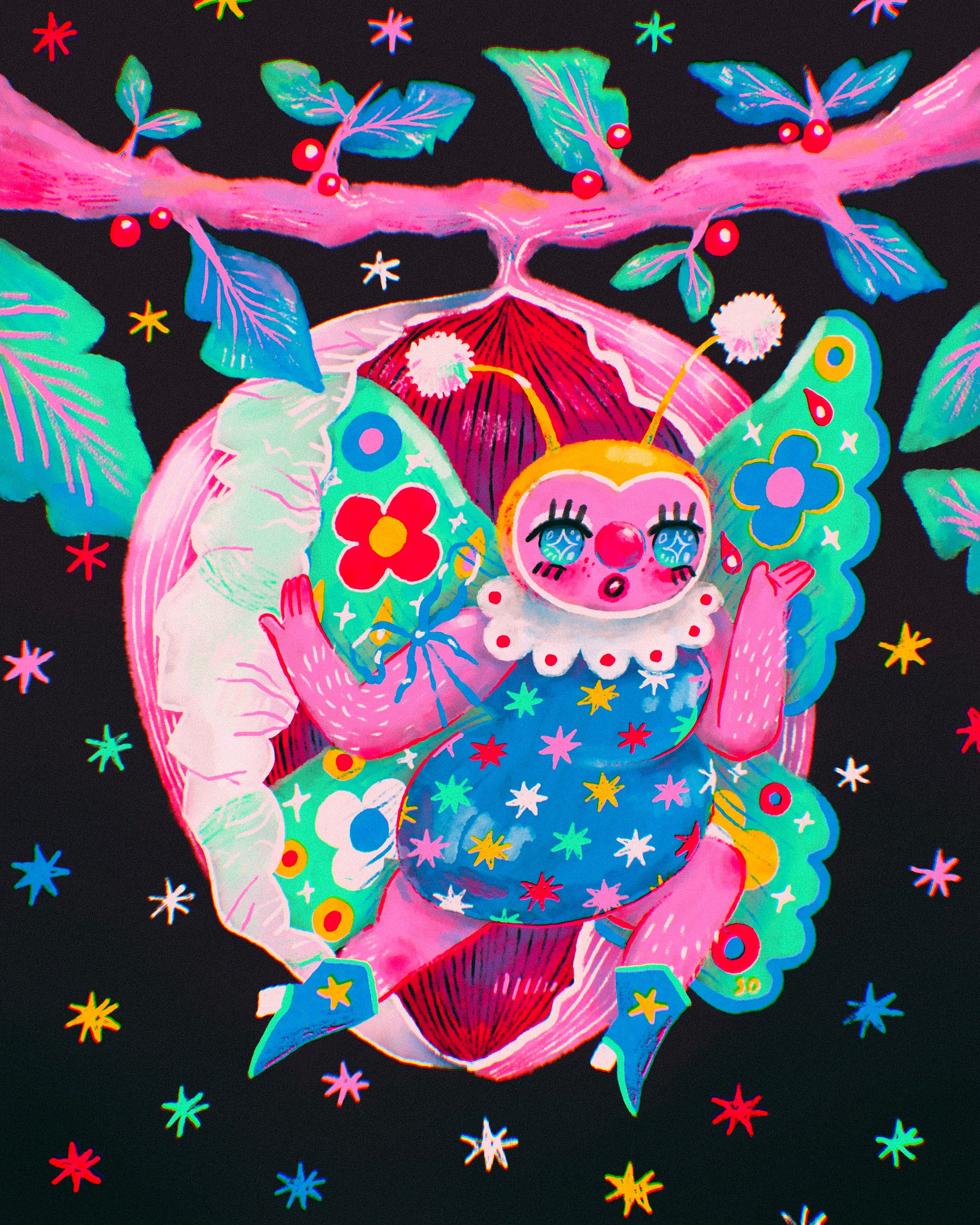 Clown Cocoon - Print