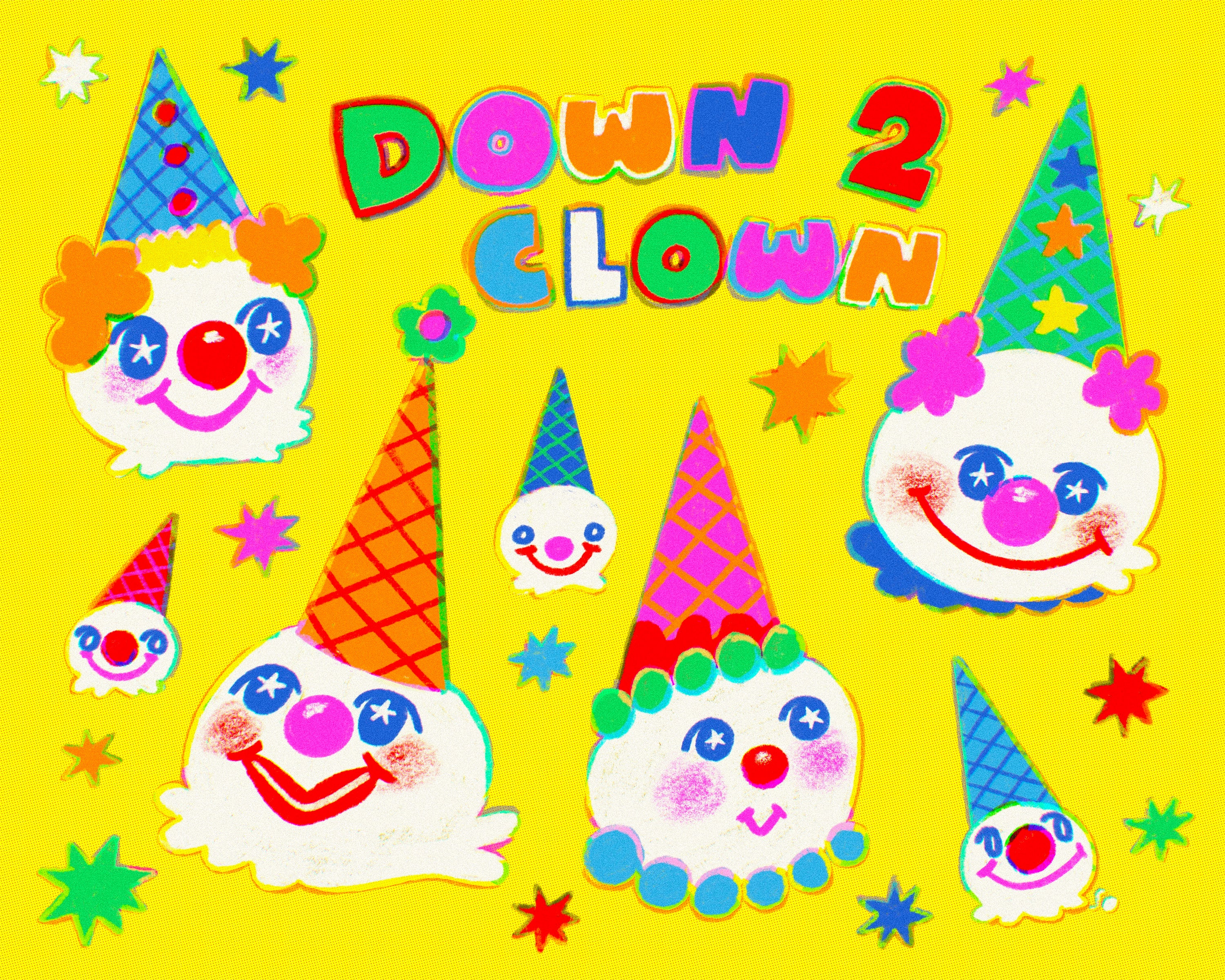 Down 2 Clown - Print