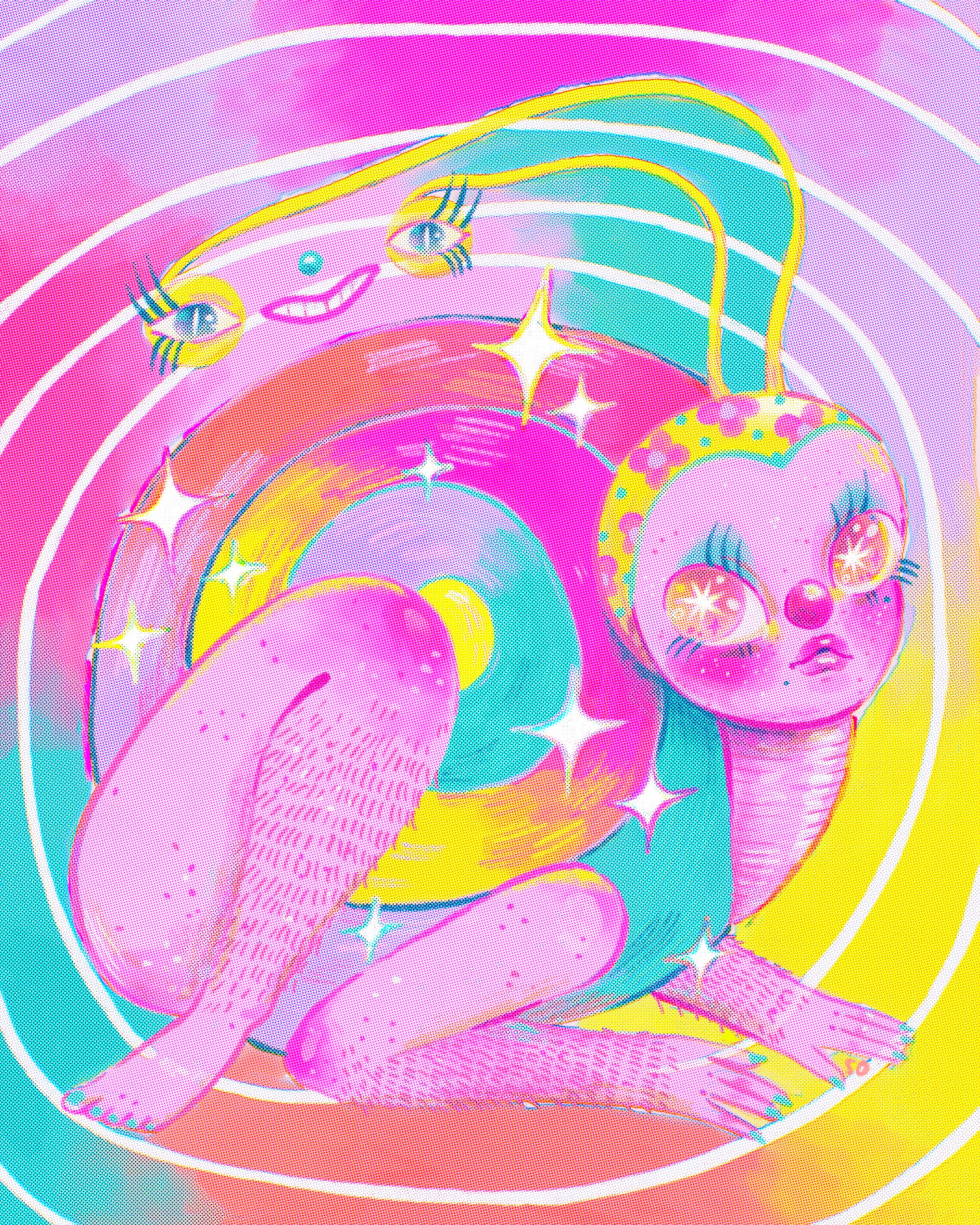 Snail Girl?? - Print