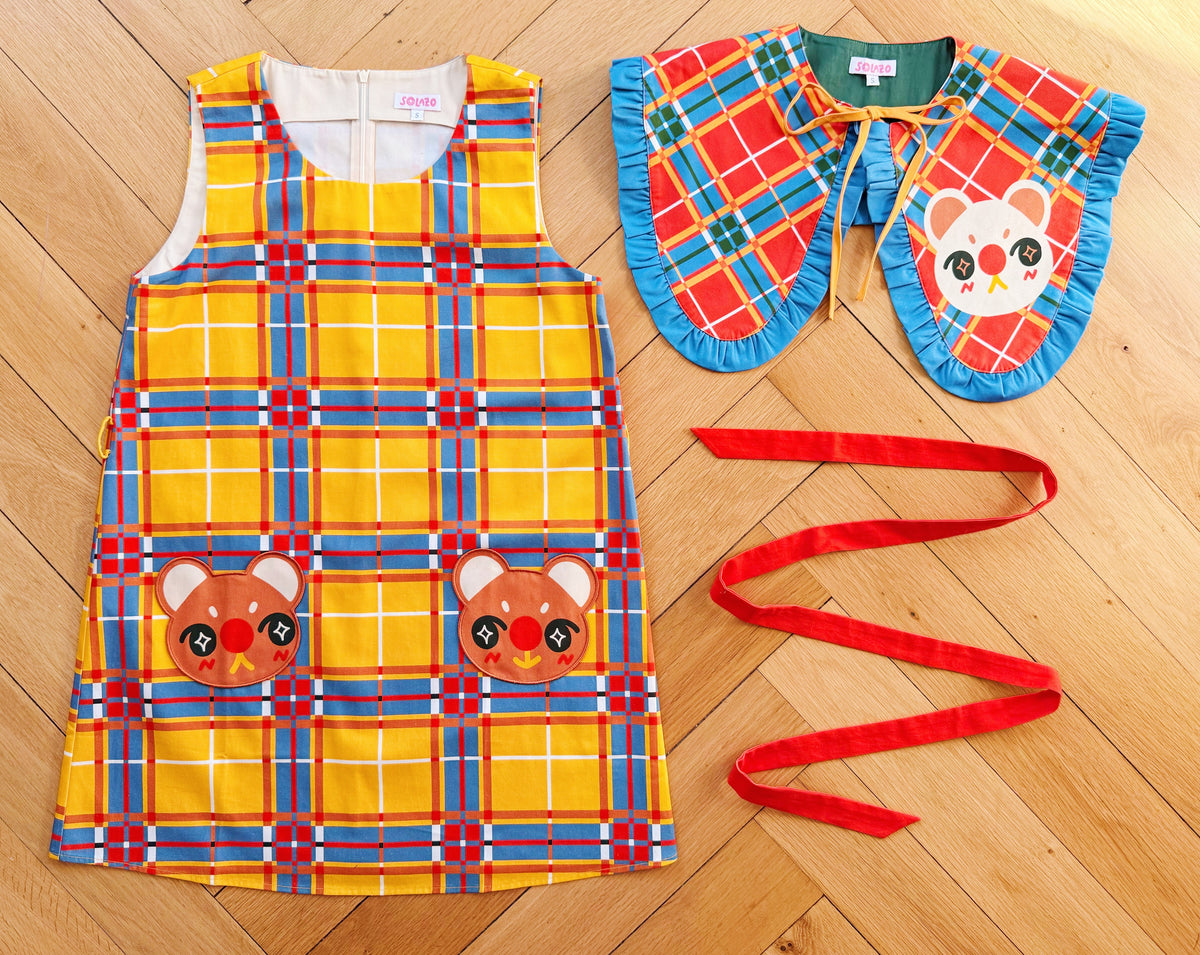 Beary Plaid! - Dress