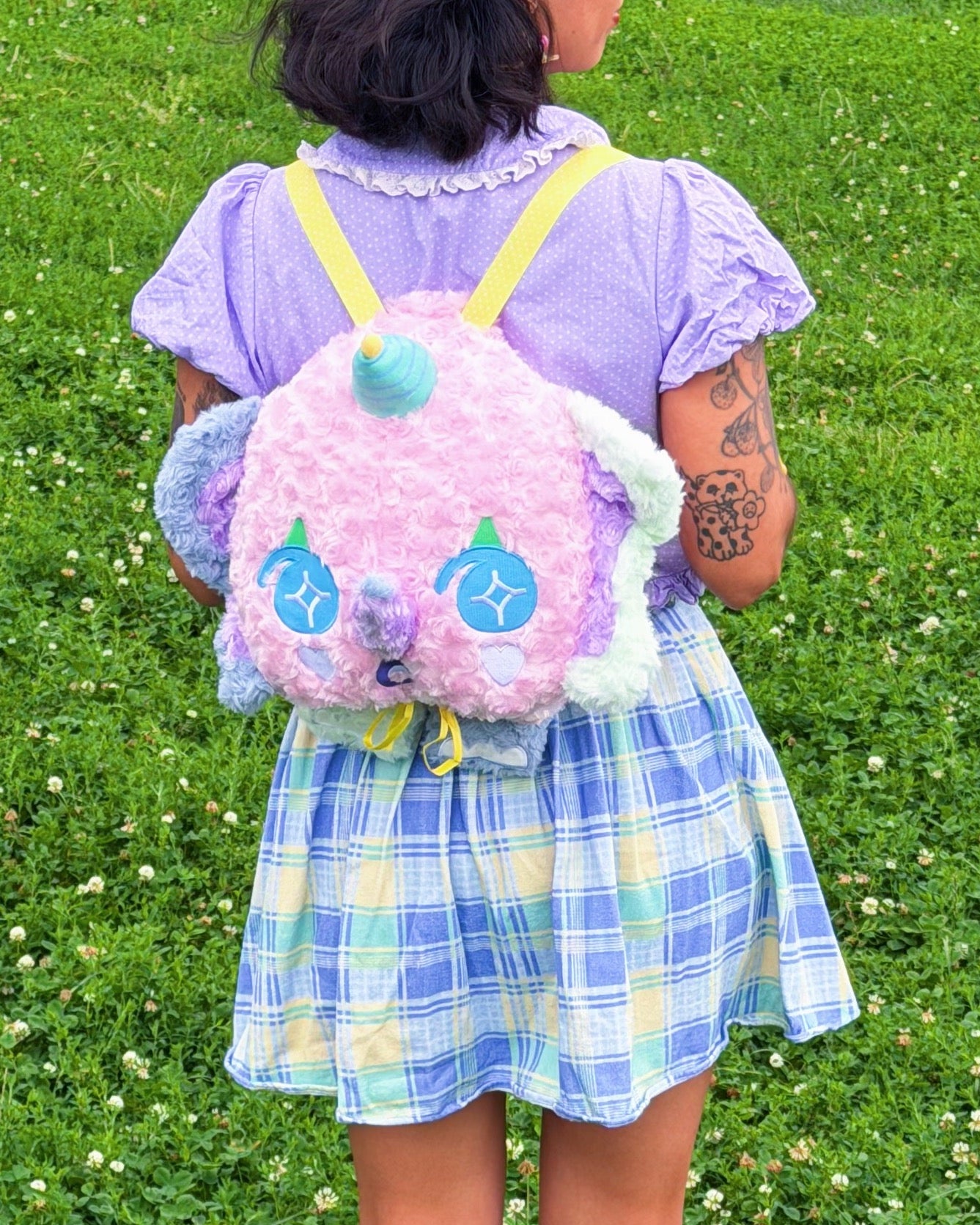 Sweet Elephant Plush Backpack! - GRADE B!