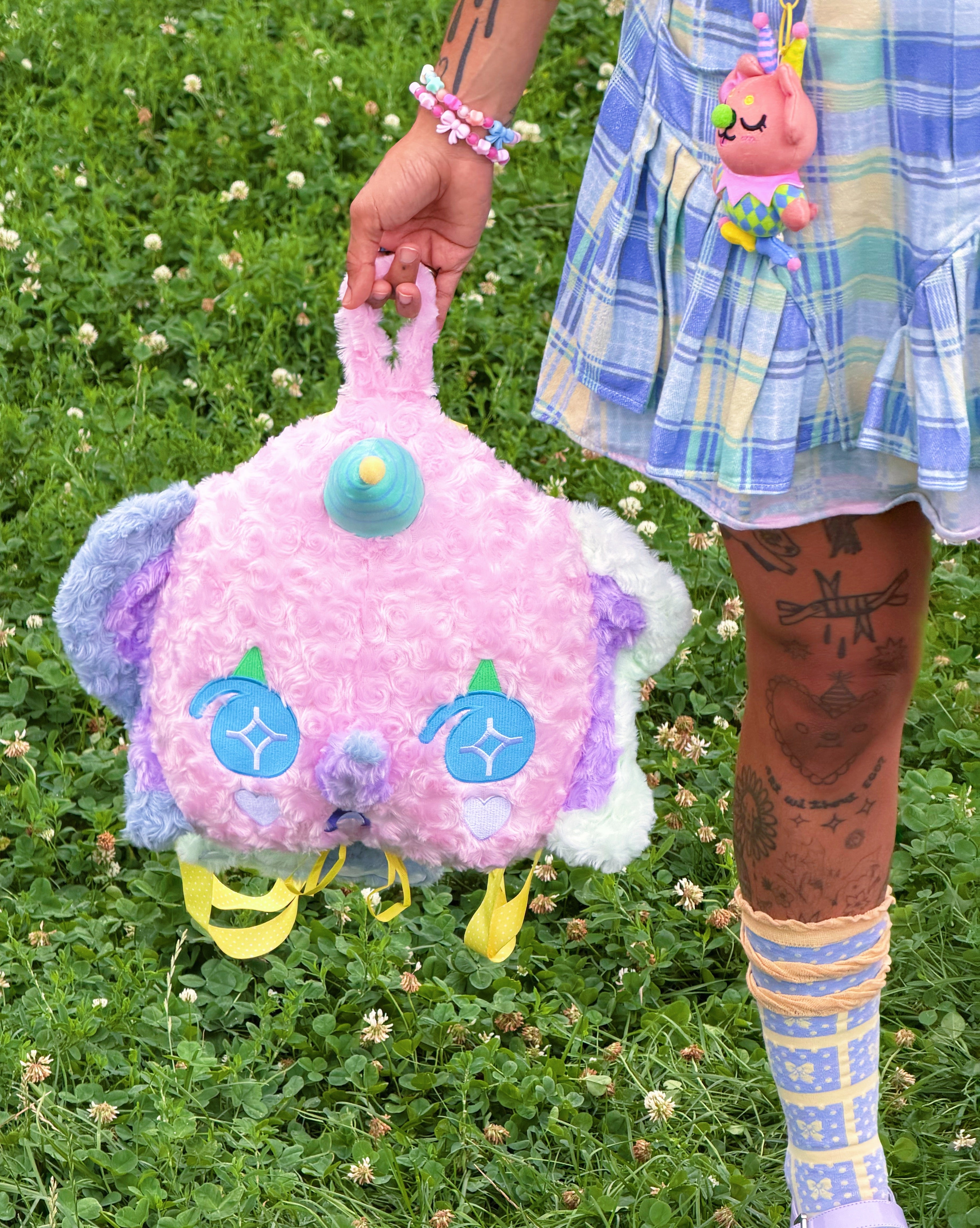 Sweet Elephant Plush Backpack! - GRADE B!