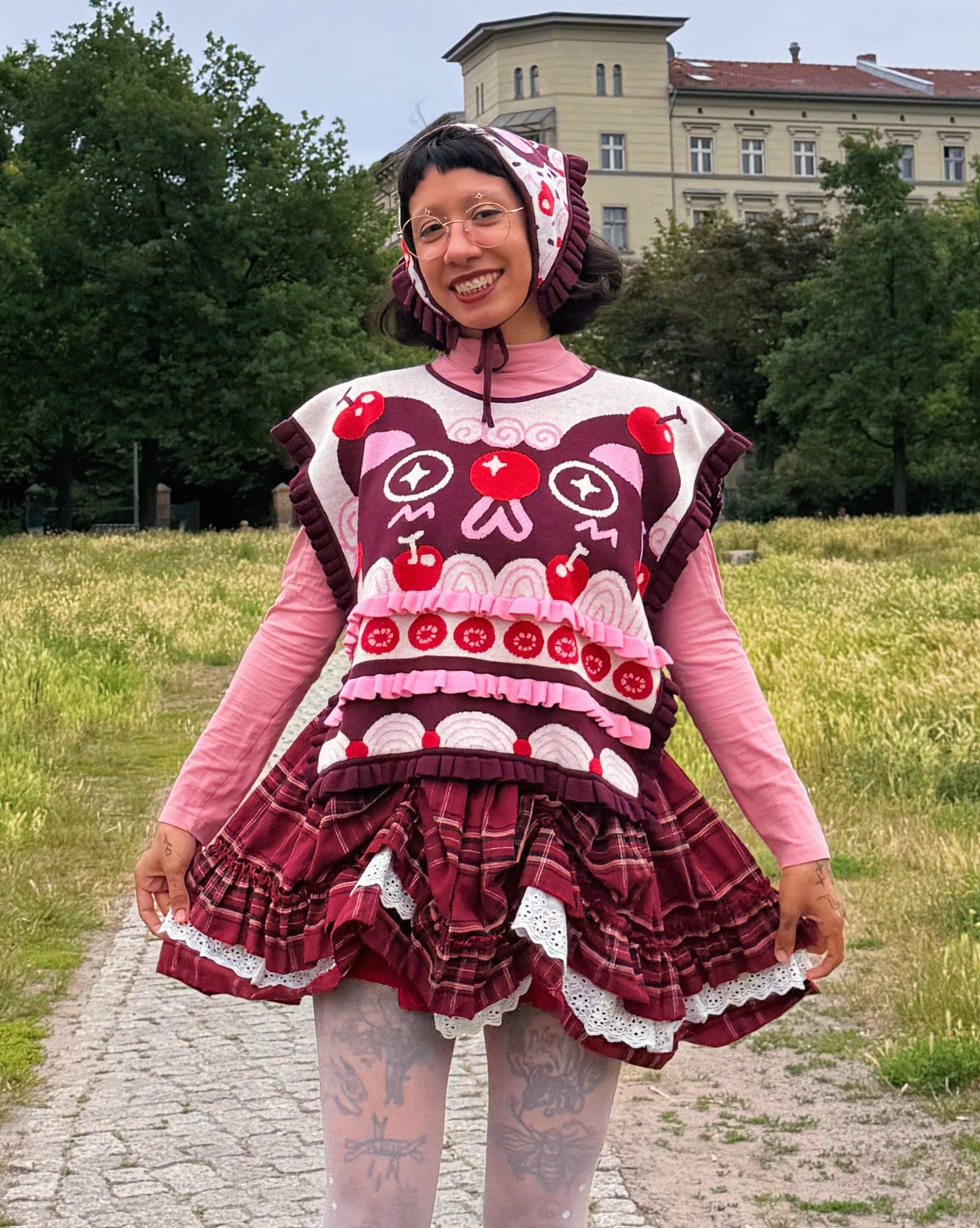Black Forest Bearcake (4 in 1) Reversible Vest!