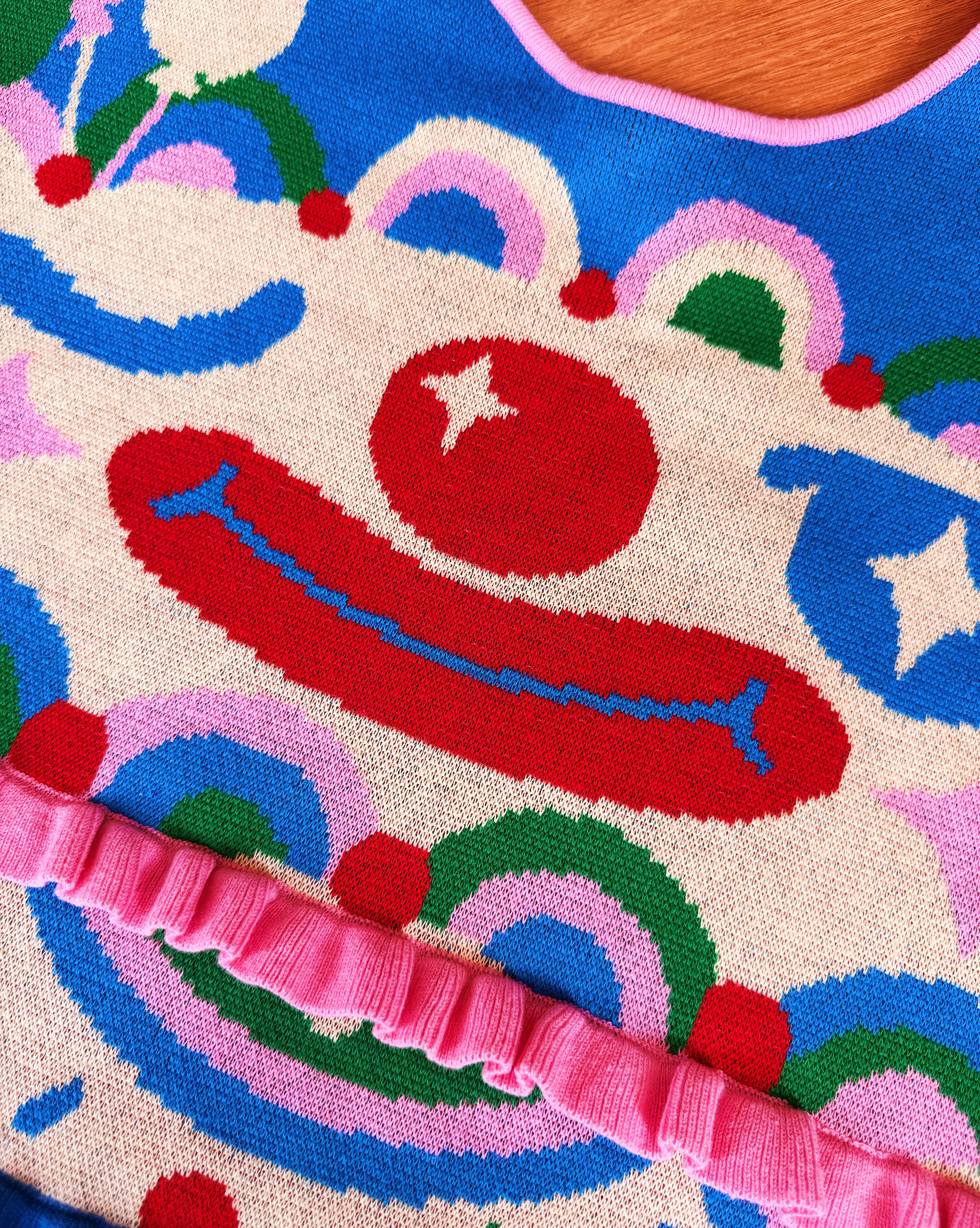 Funfetti Clowncake (4 in 1) Reversible Vest!