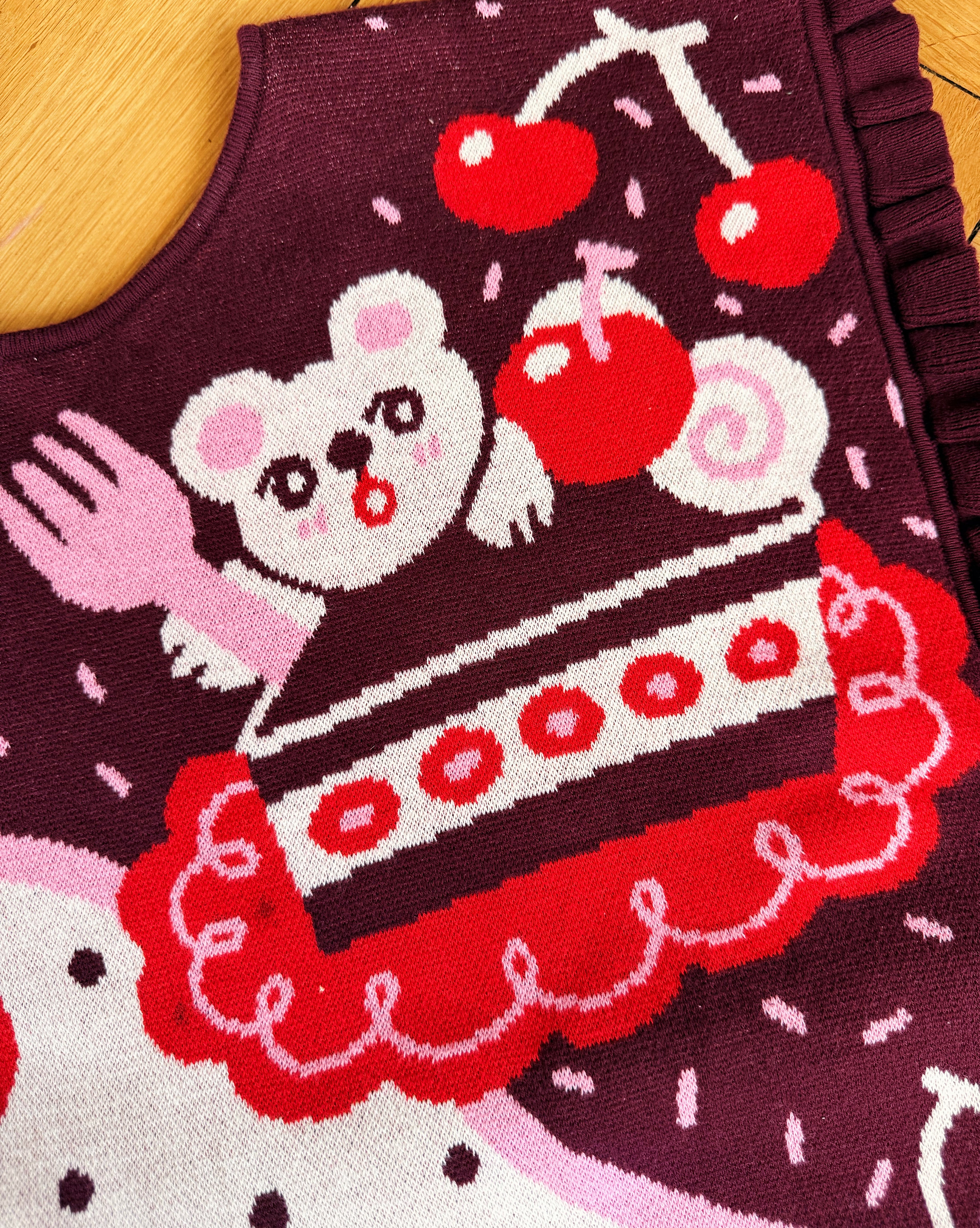 Black Forest Bearcake (4 in 1) Reversible Vest!