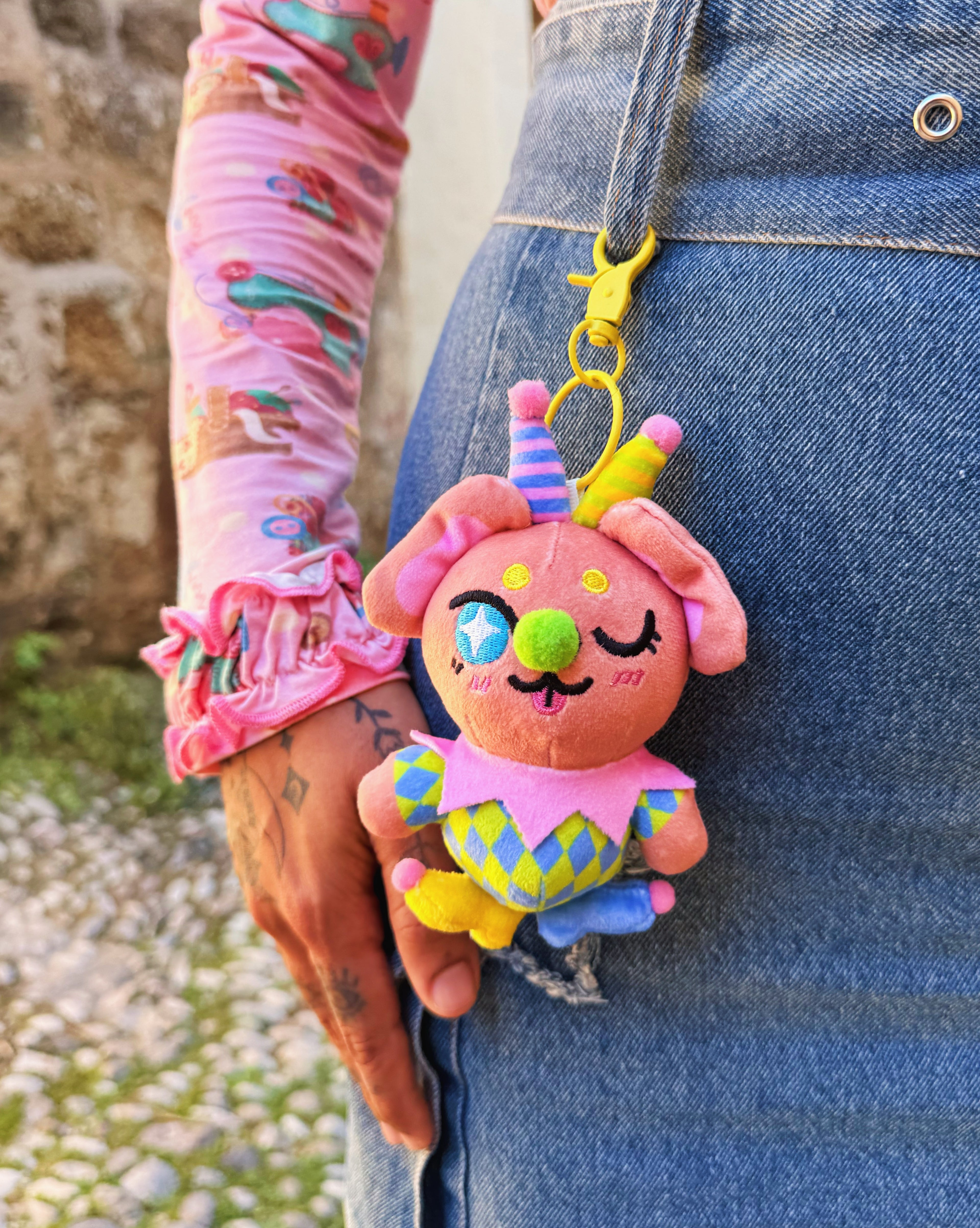 Jester Goat Keychain !