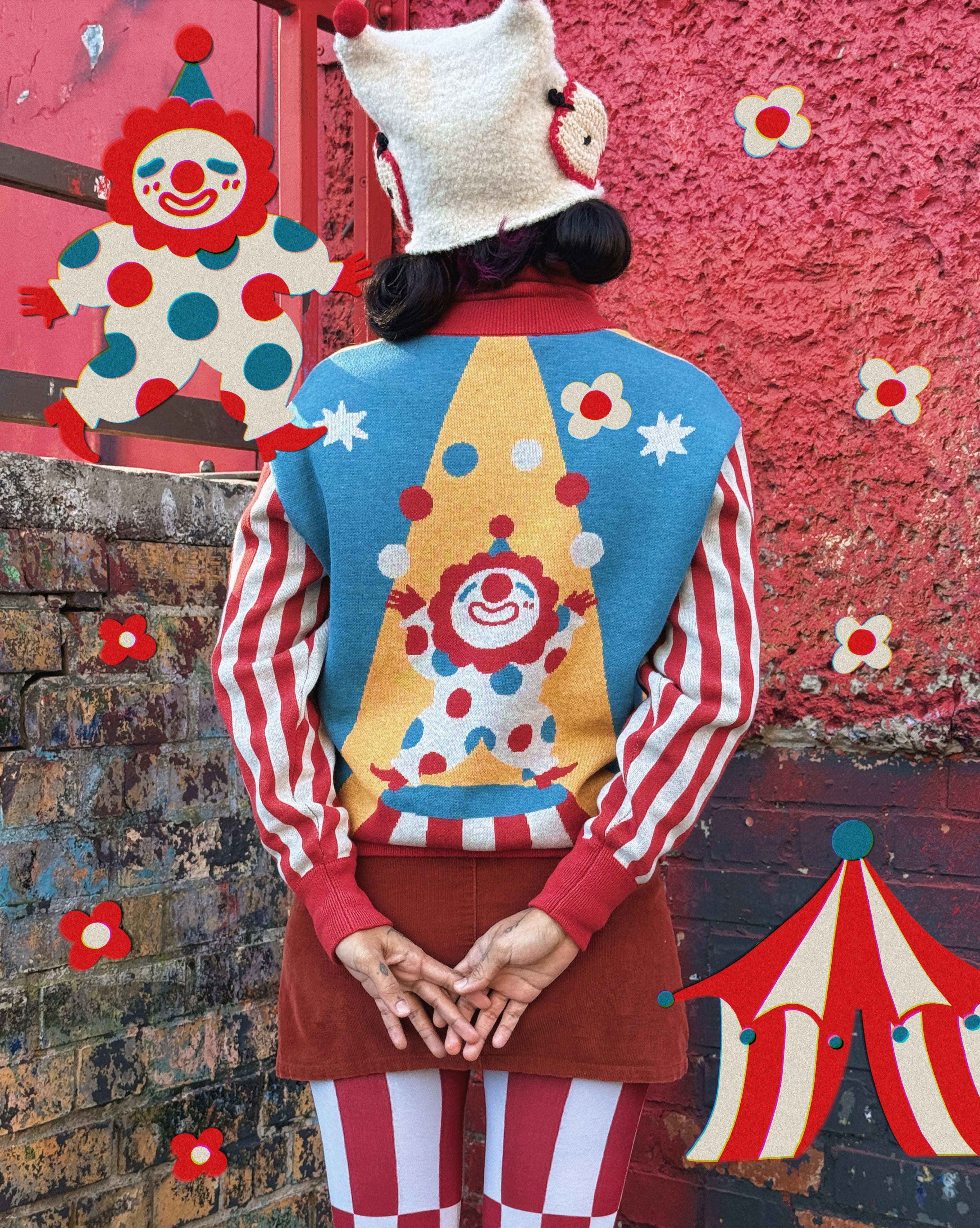Vintage Circus - Cárdigan de punto