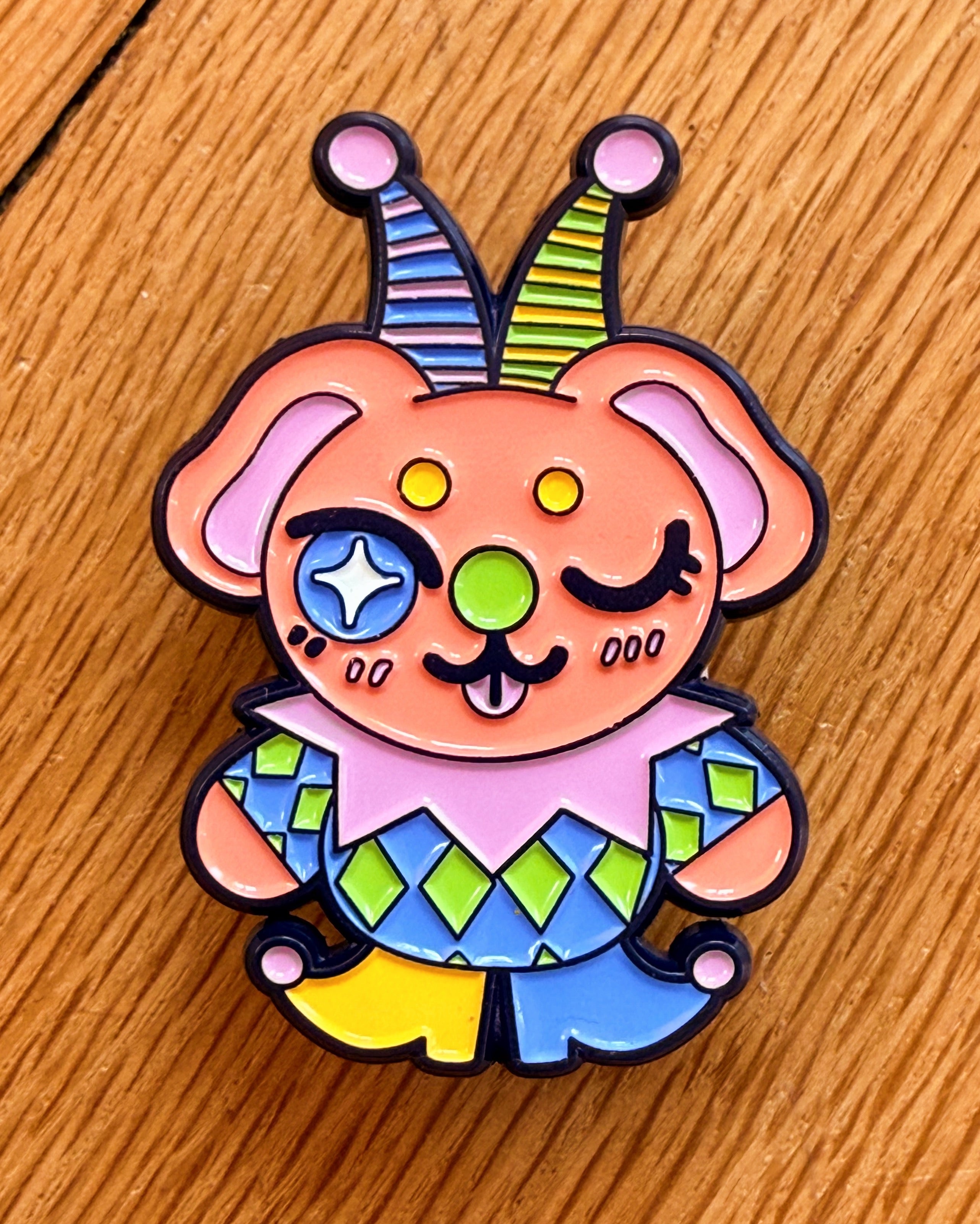 Jester Goat Pin