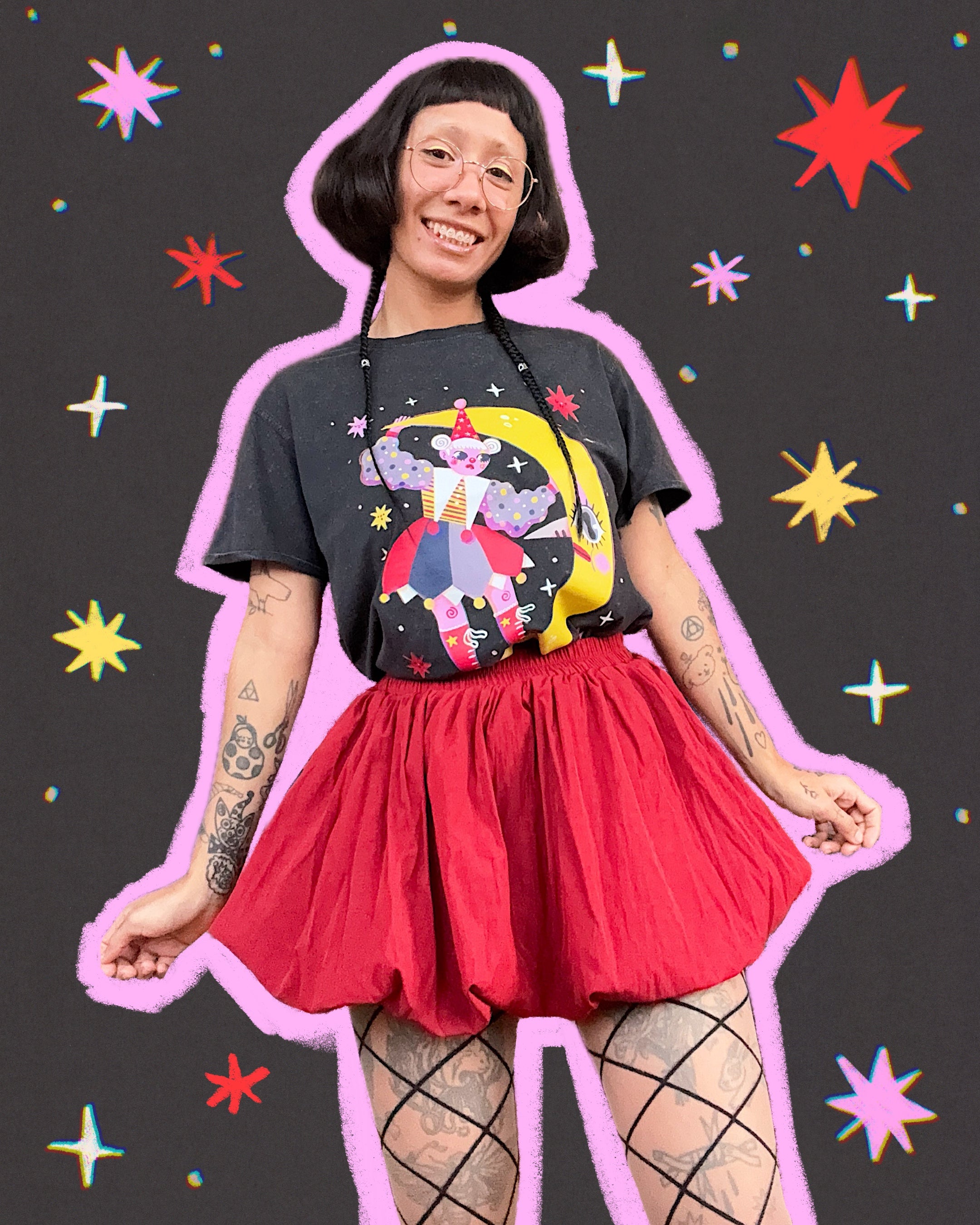 Clown Over The Moon! - T-Shirt