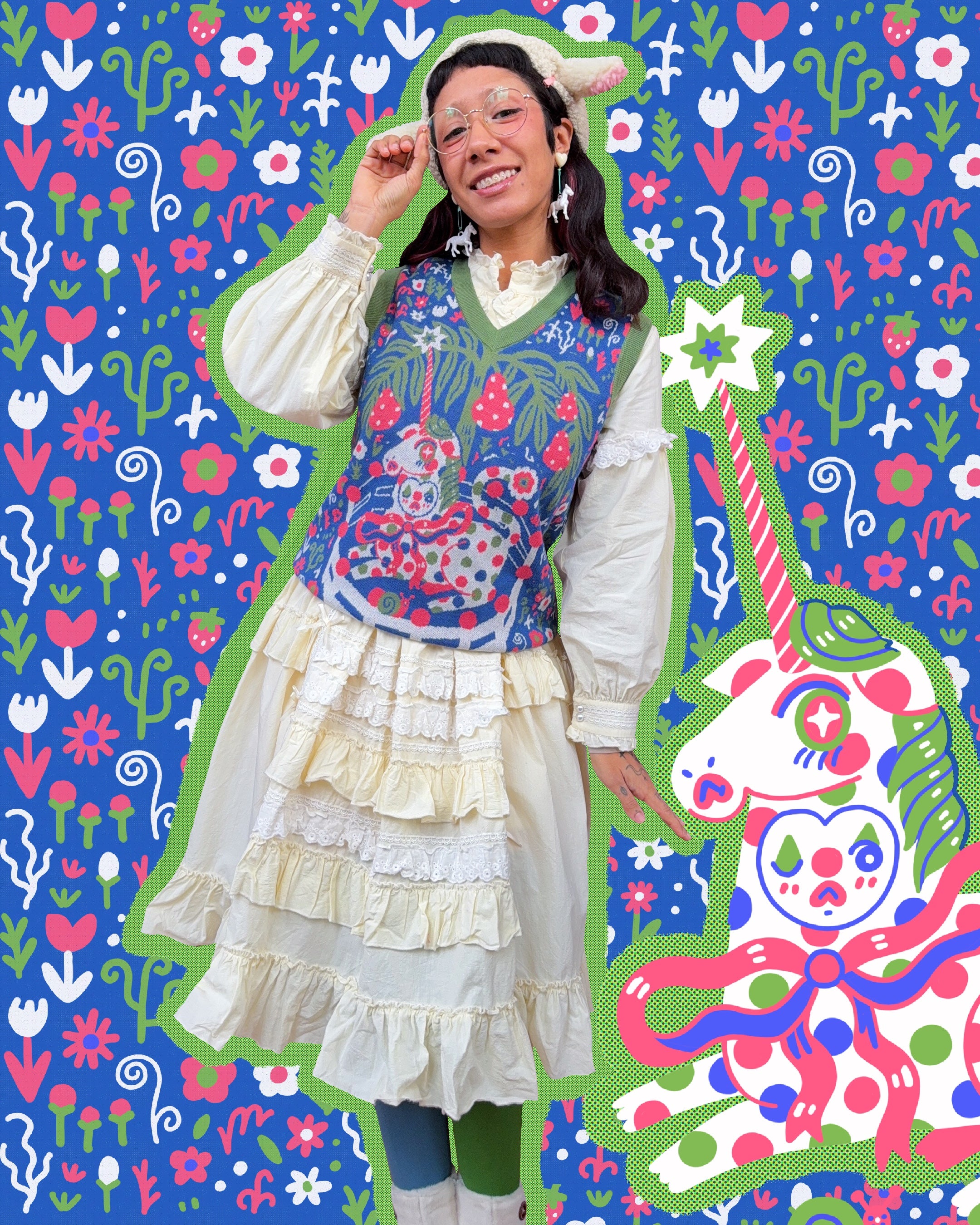 The Last Unicorn - Knit Vest