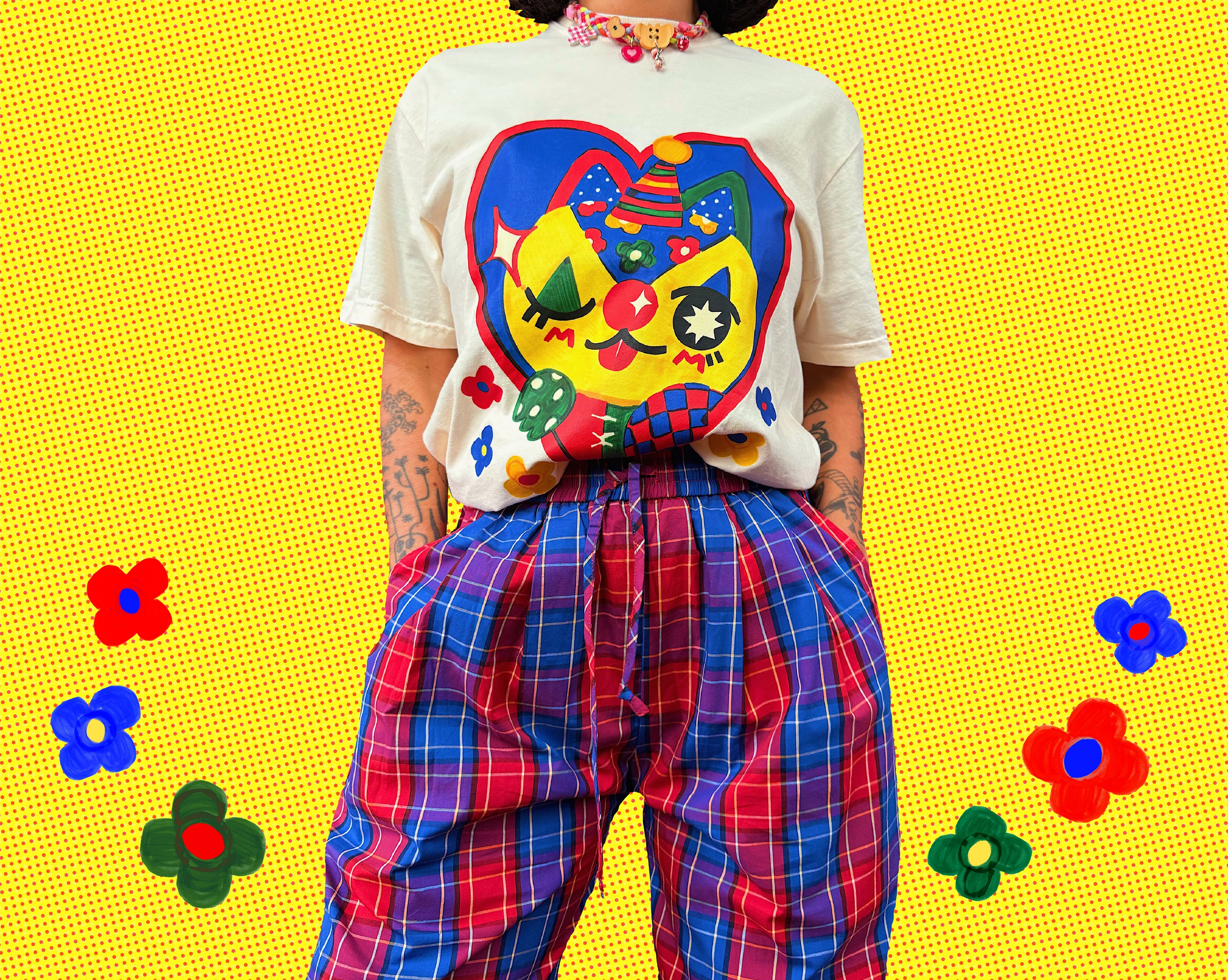 Clown Cat! T-shirt