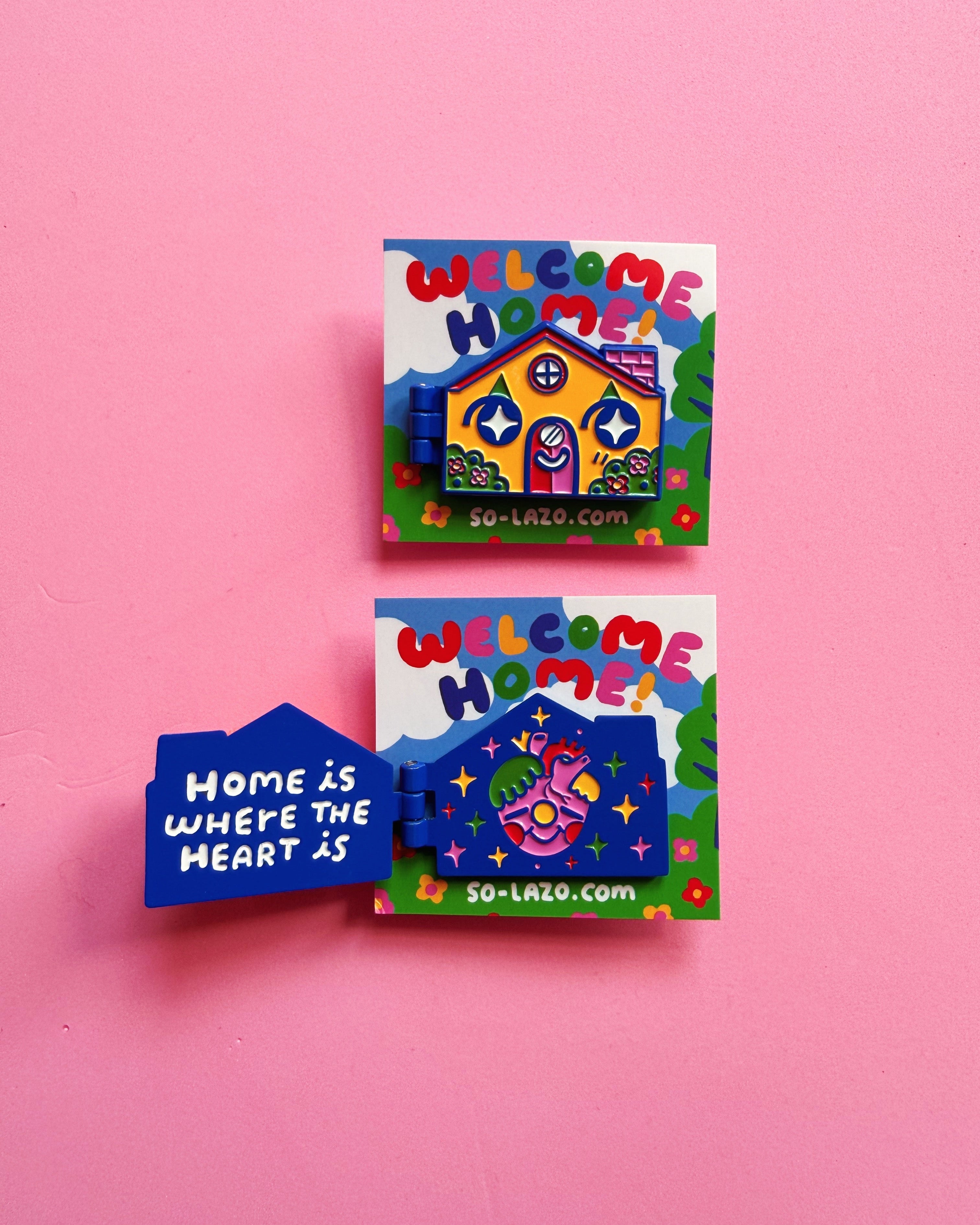 Welcome Home - Folding Enamel Pin