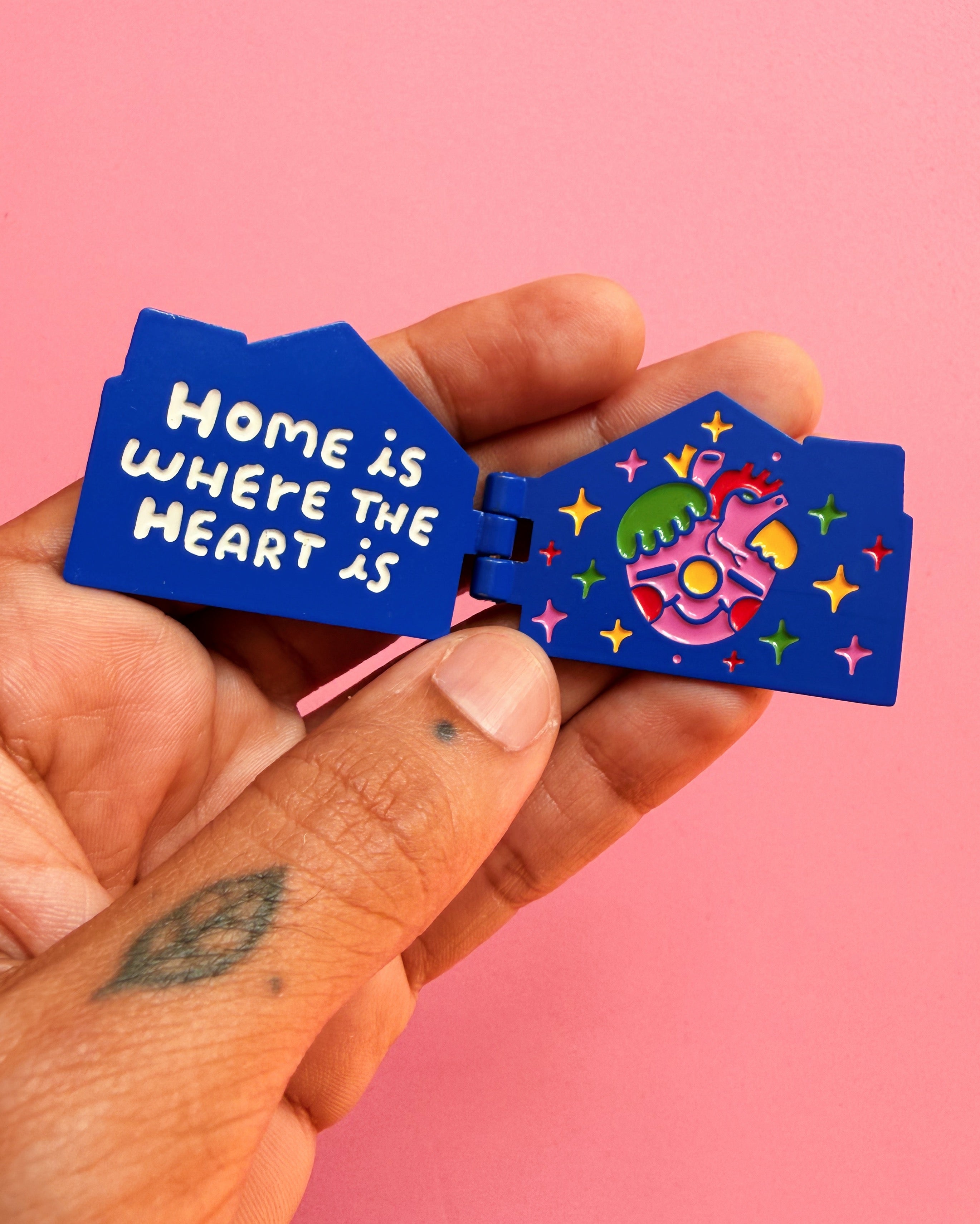 Welcome Home - Folding Enamel Pin
