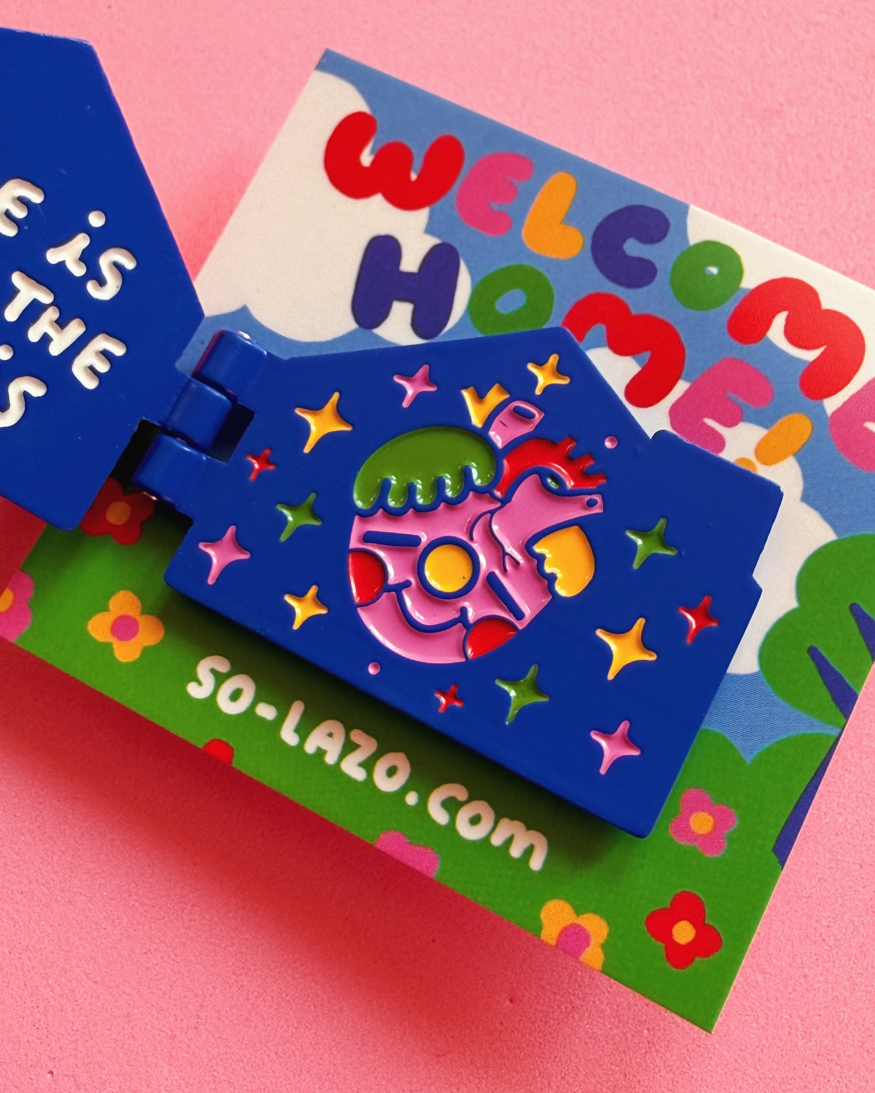 Welcome Home - Folding Enamel Pin
