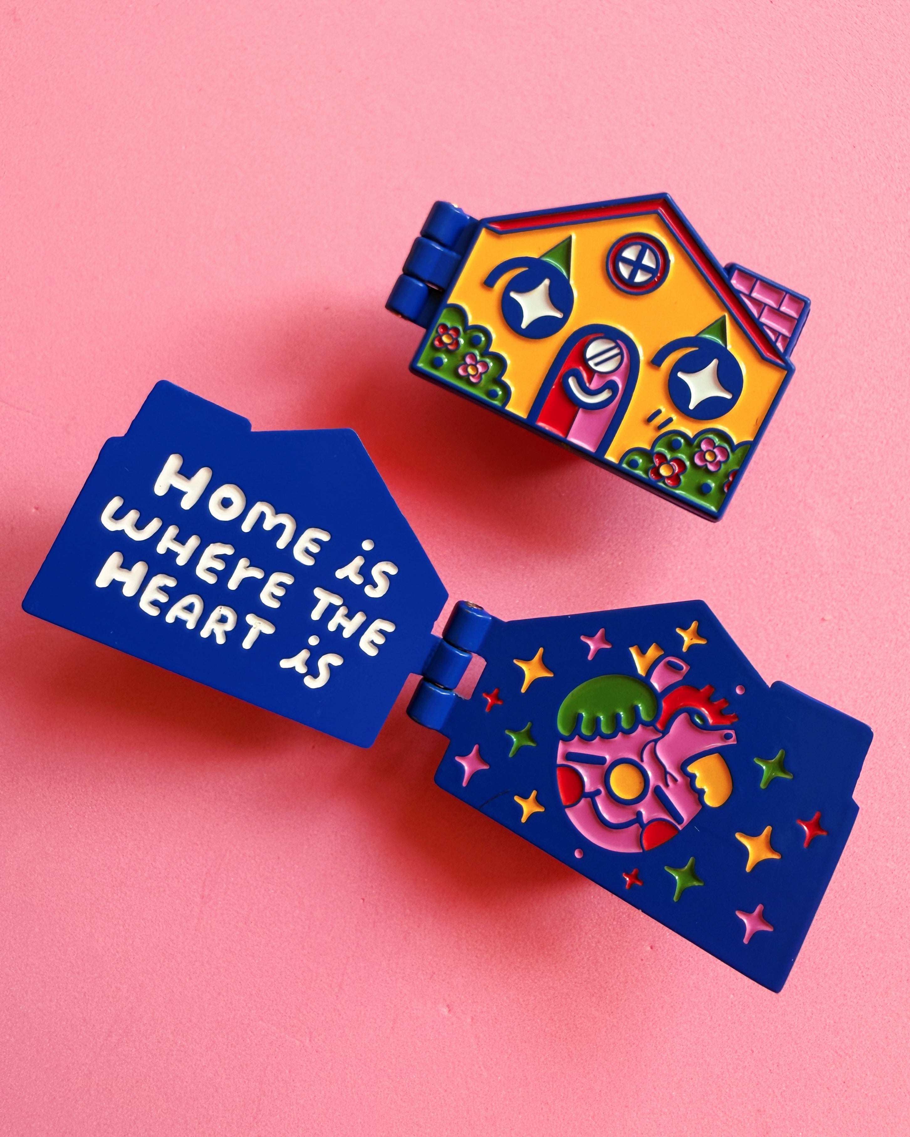 Welcome Home - Folding Enamel Pin