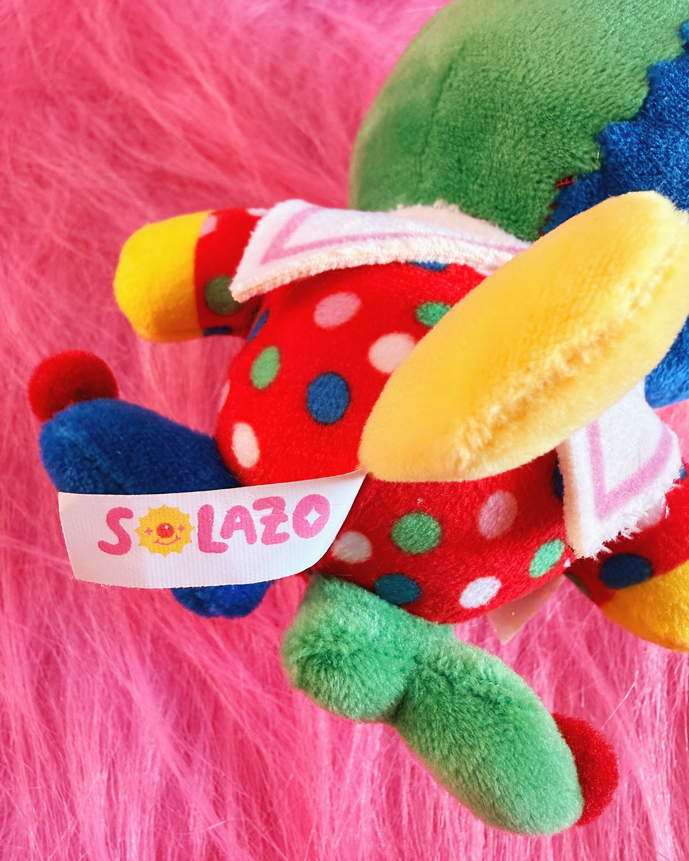 Clown Cat Plush Keychain !