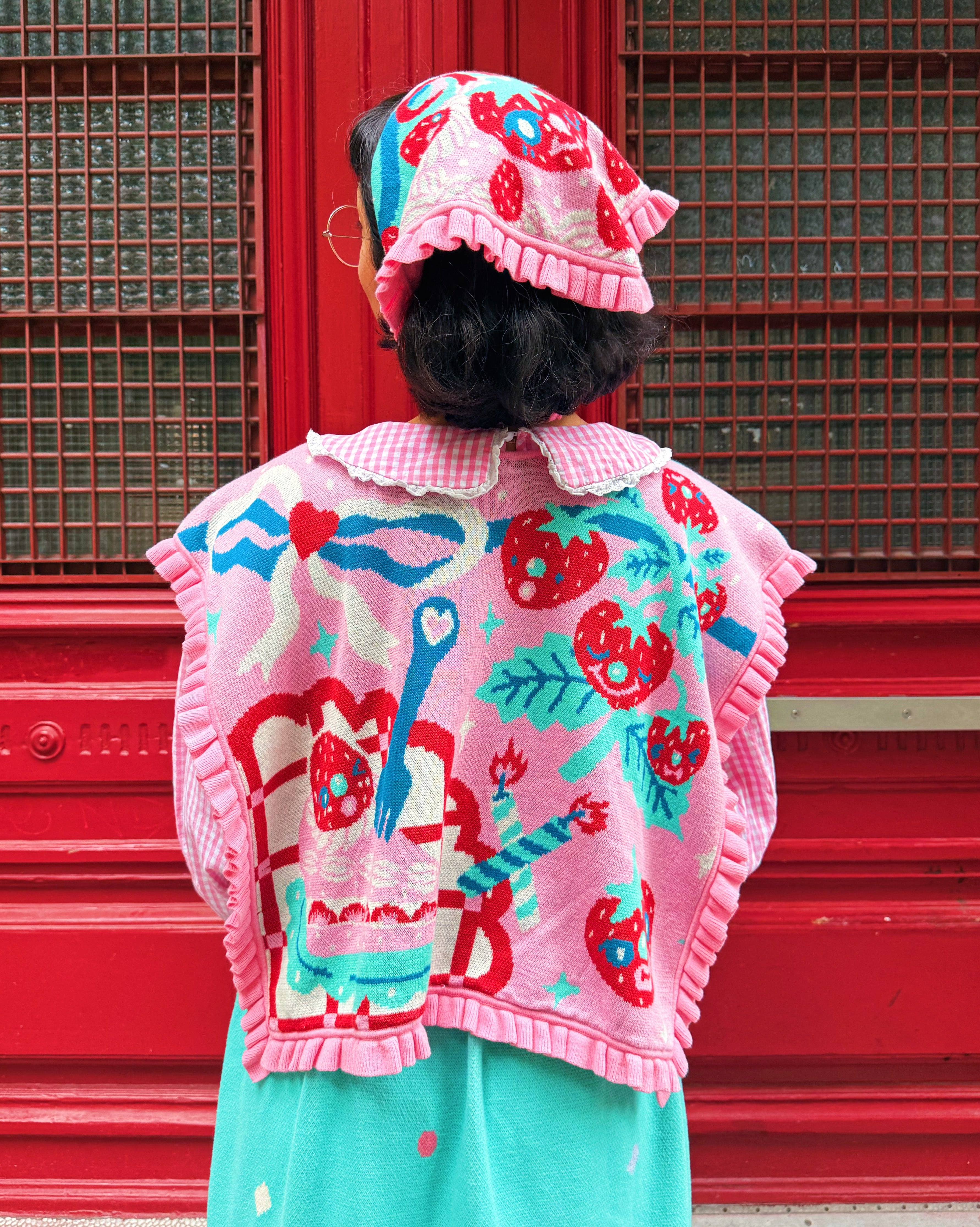 Is It Cake? Knit Headscarf