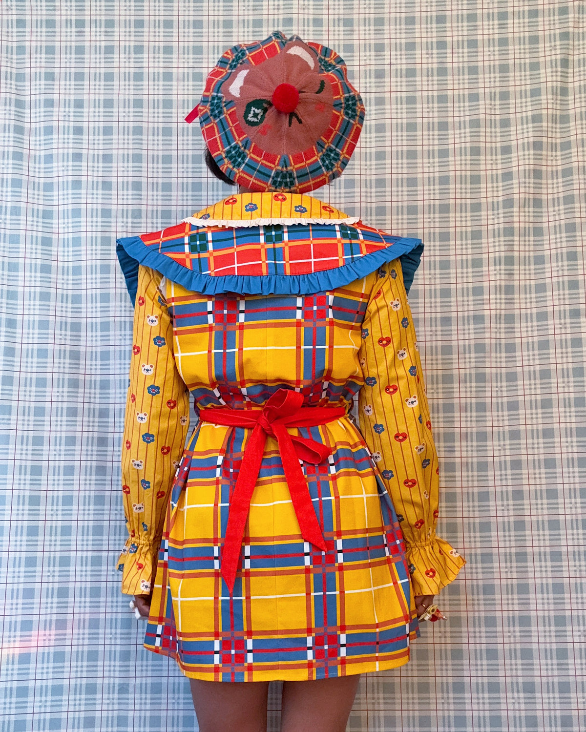 Beary Plaid! - Dress