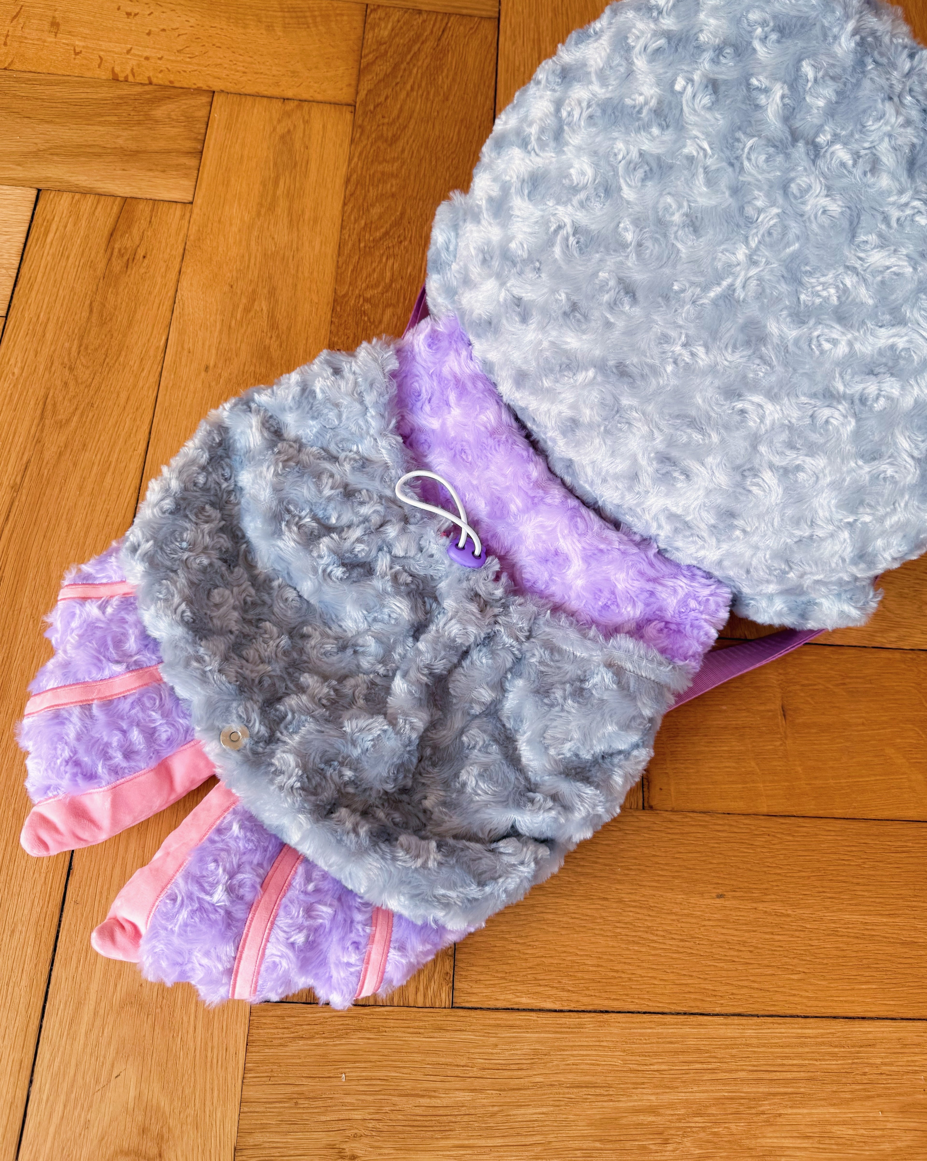 Grumpy Bat Plush Backpack! - GRADE B!