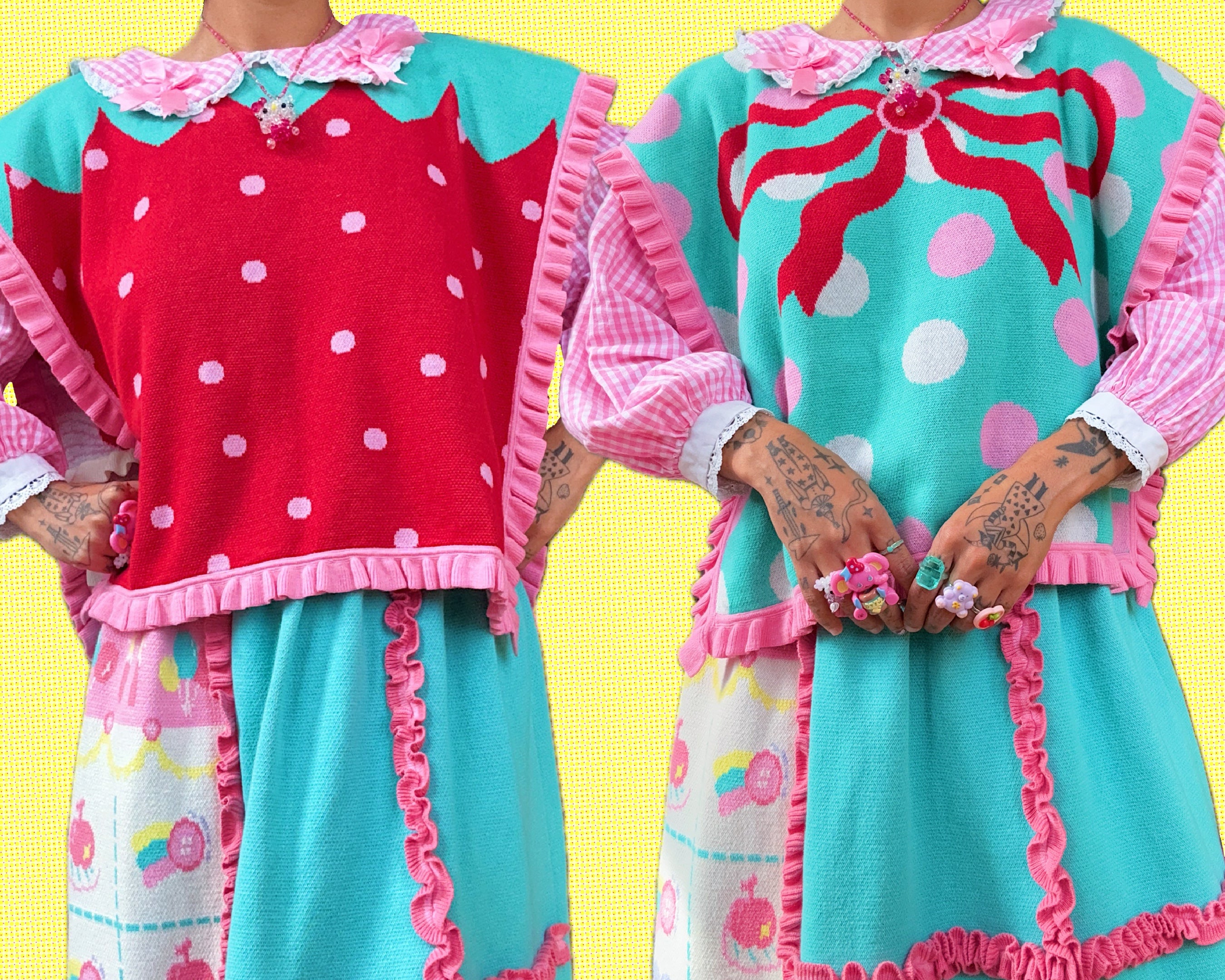 Strawberry Shortcake (4 in 1) Reversible Vest!