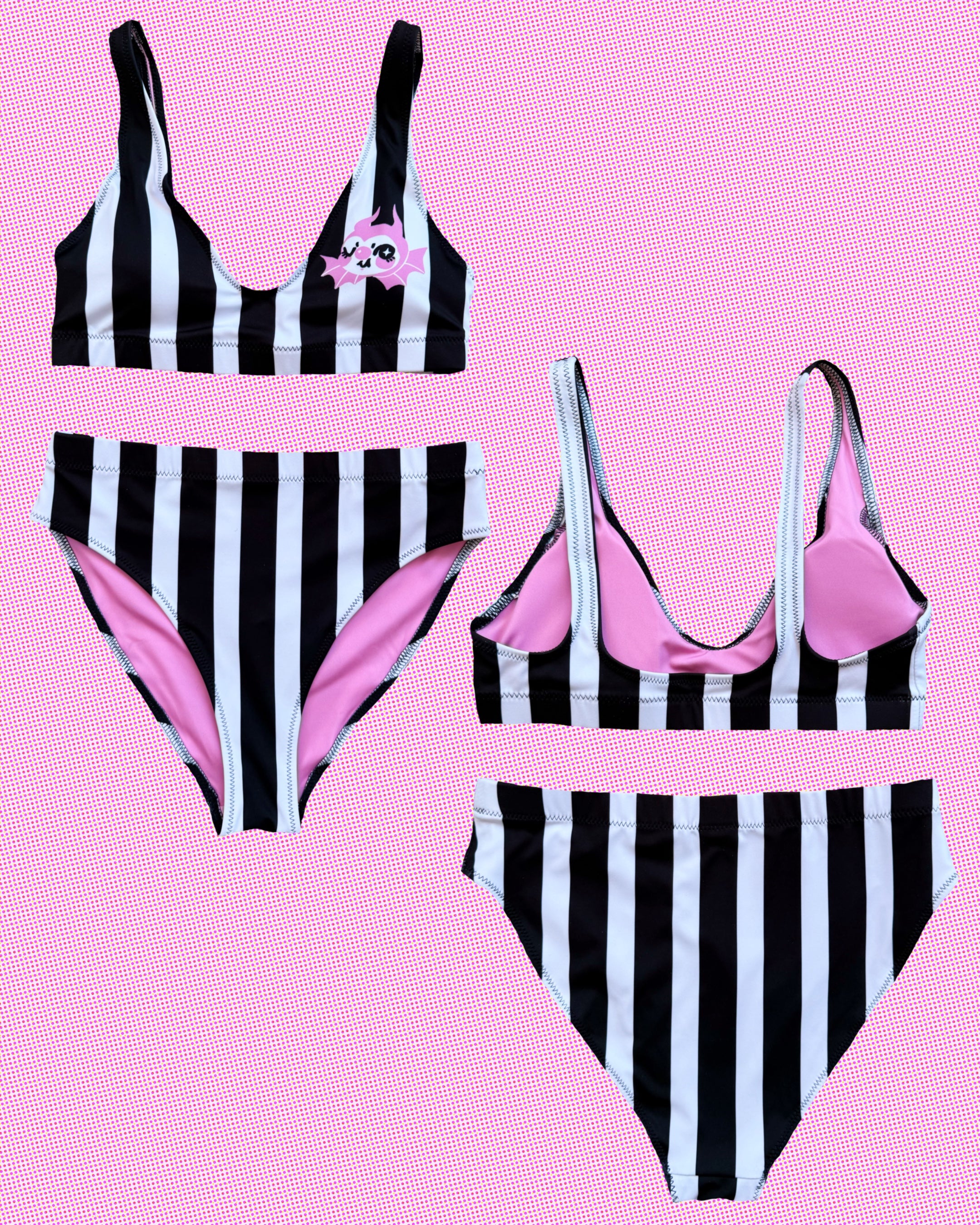 Striped Devil Bikini