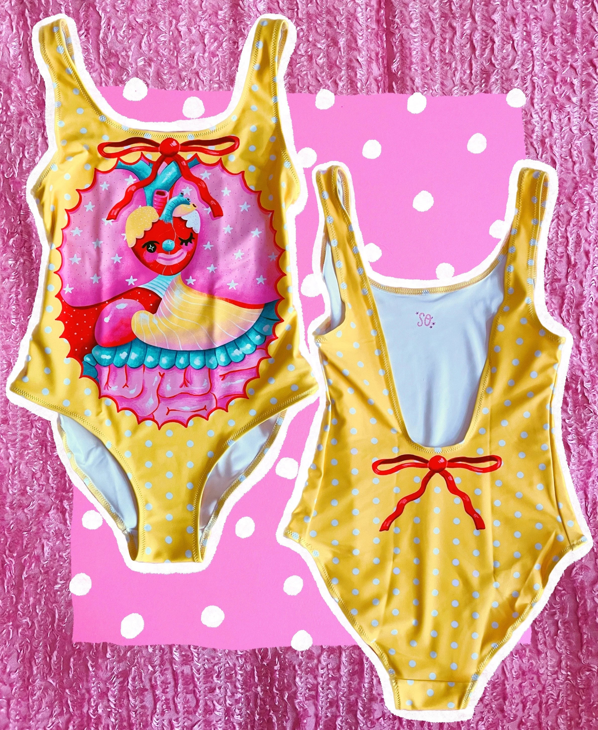 Clown Heart Swimsuit