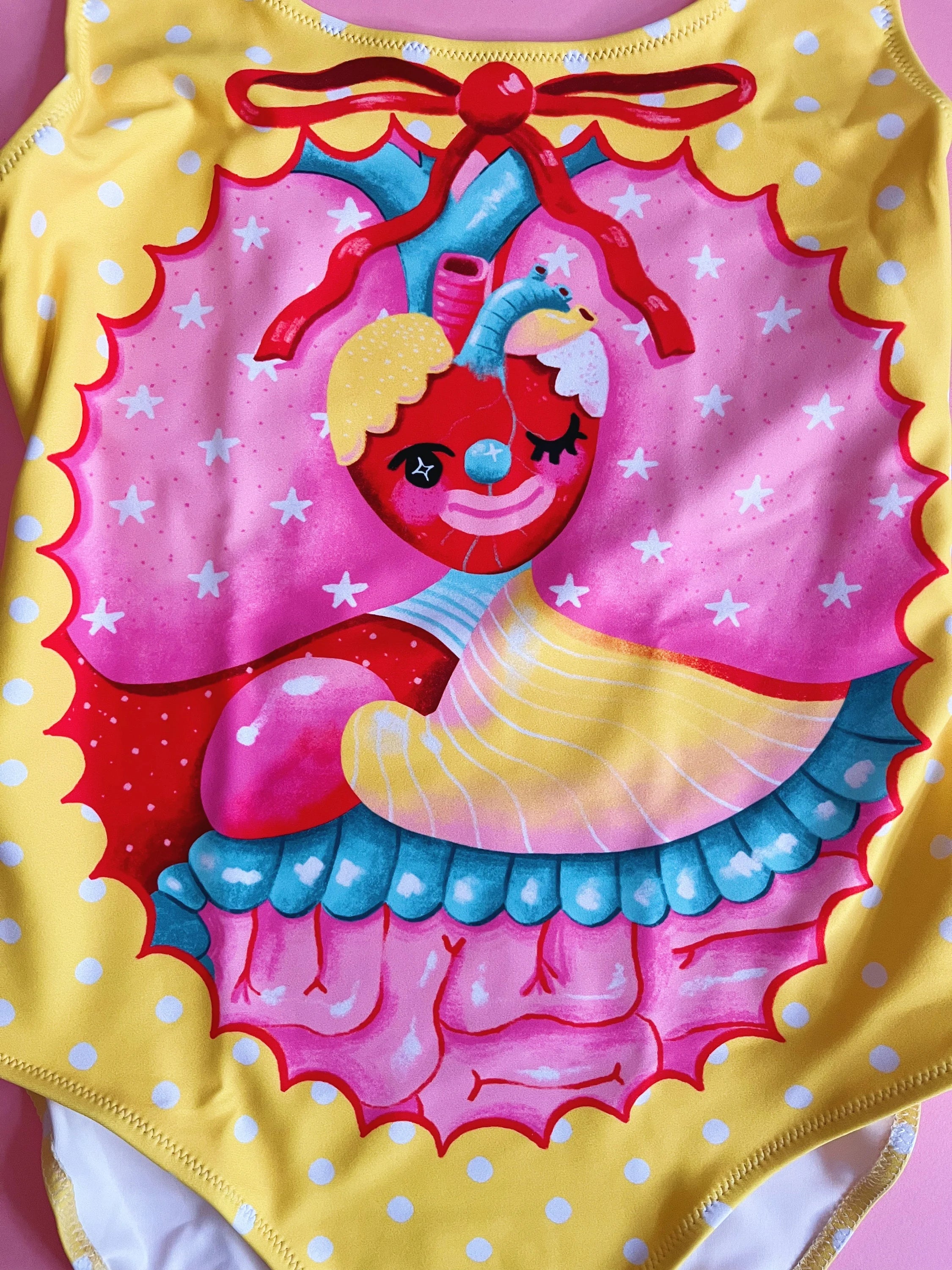 Clown Heart Swimsuit