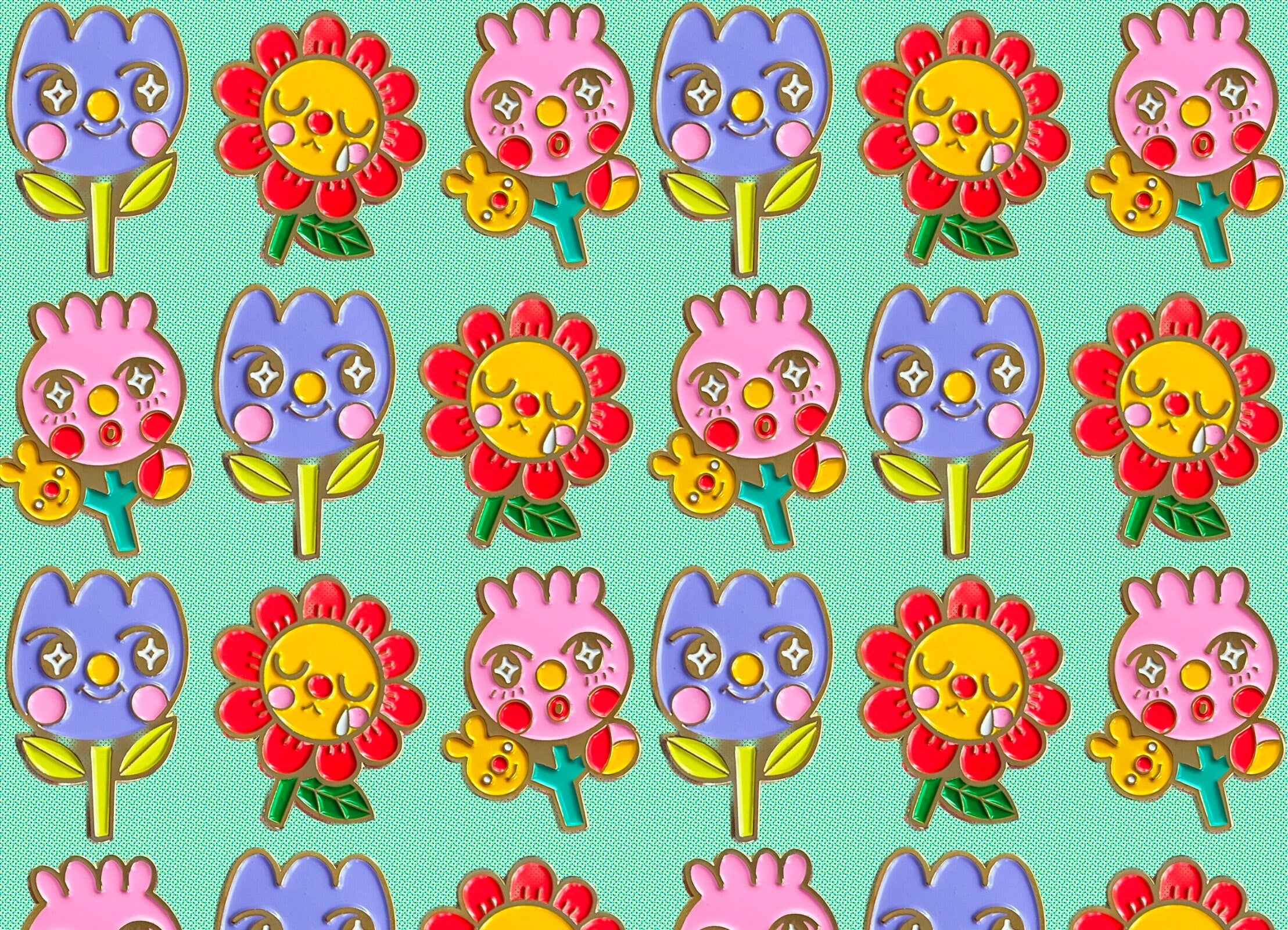 Silly Bouquet - Pin Set