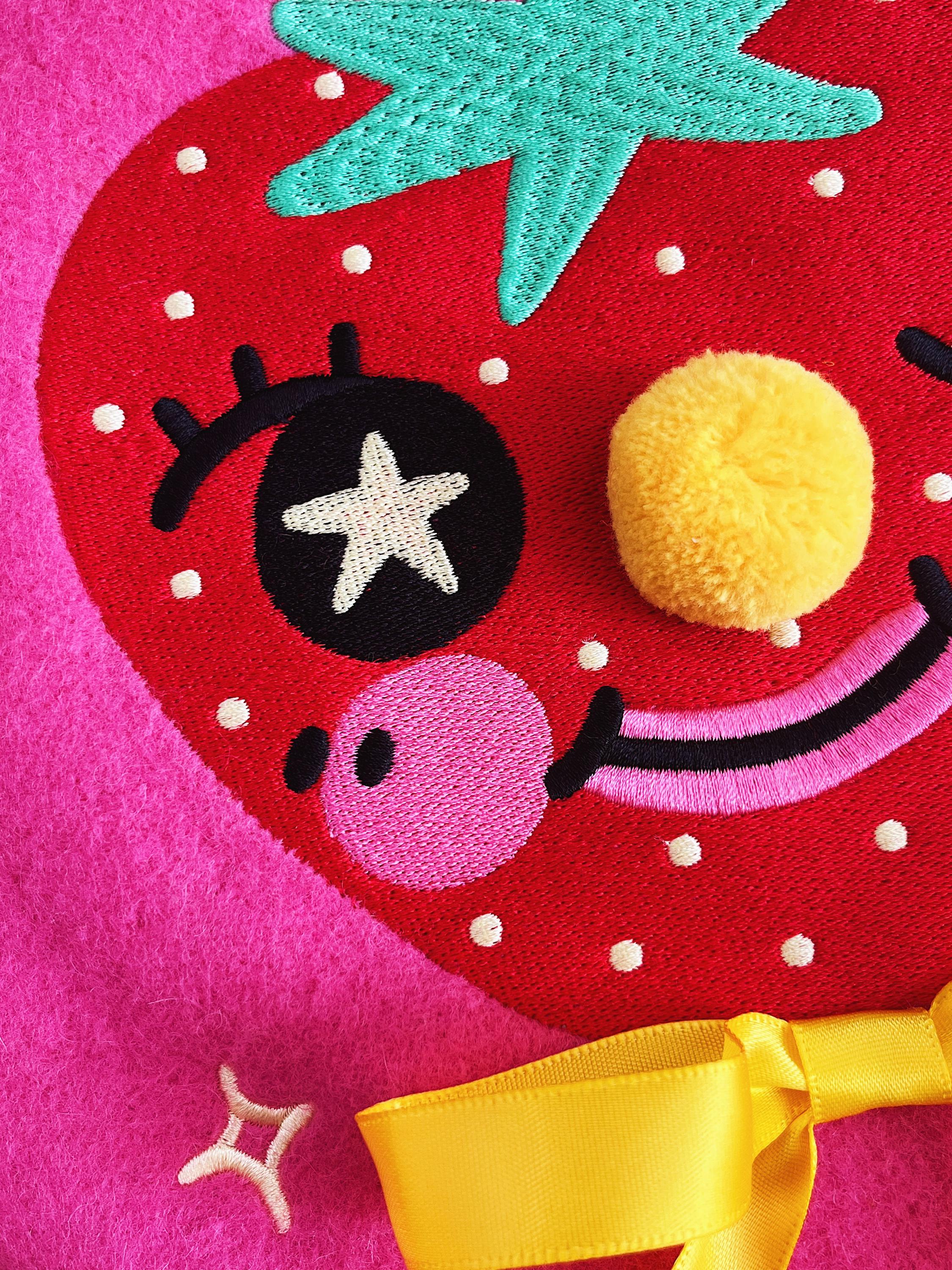 Strawberry - Beret Hat