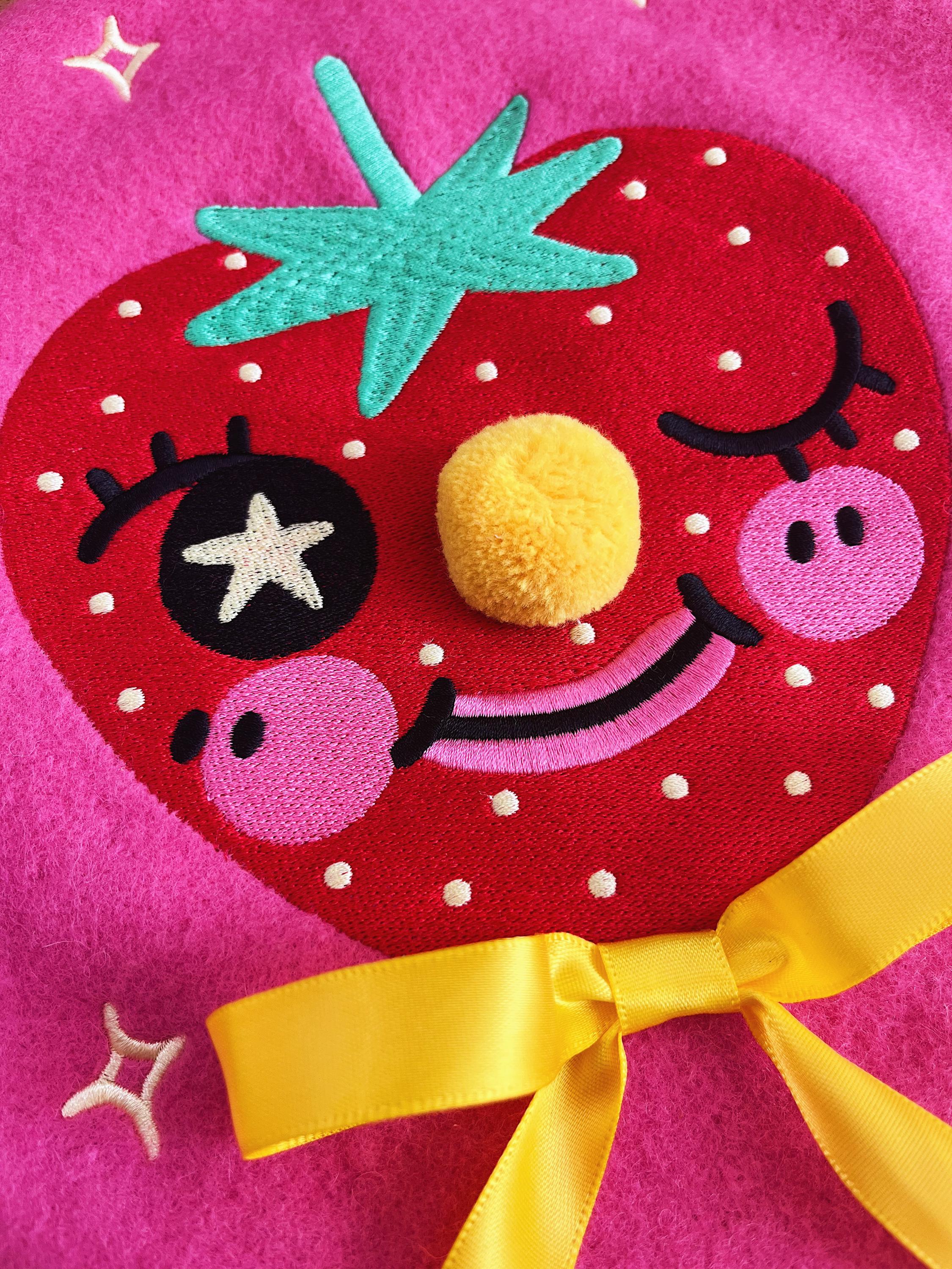 Strawberry - Beret Hat