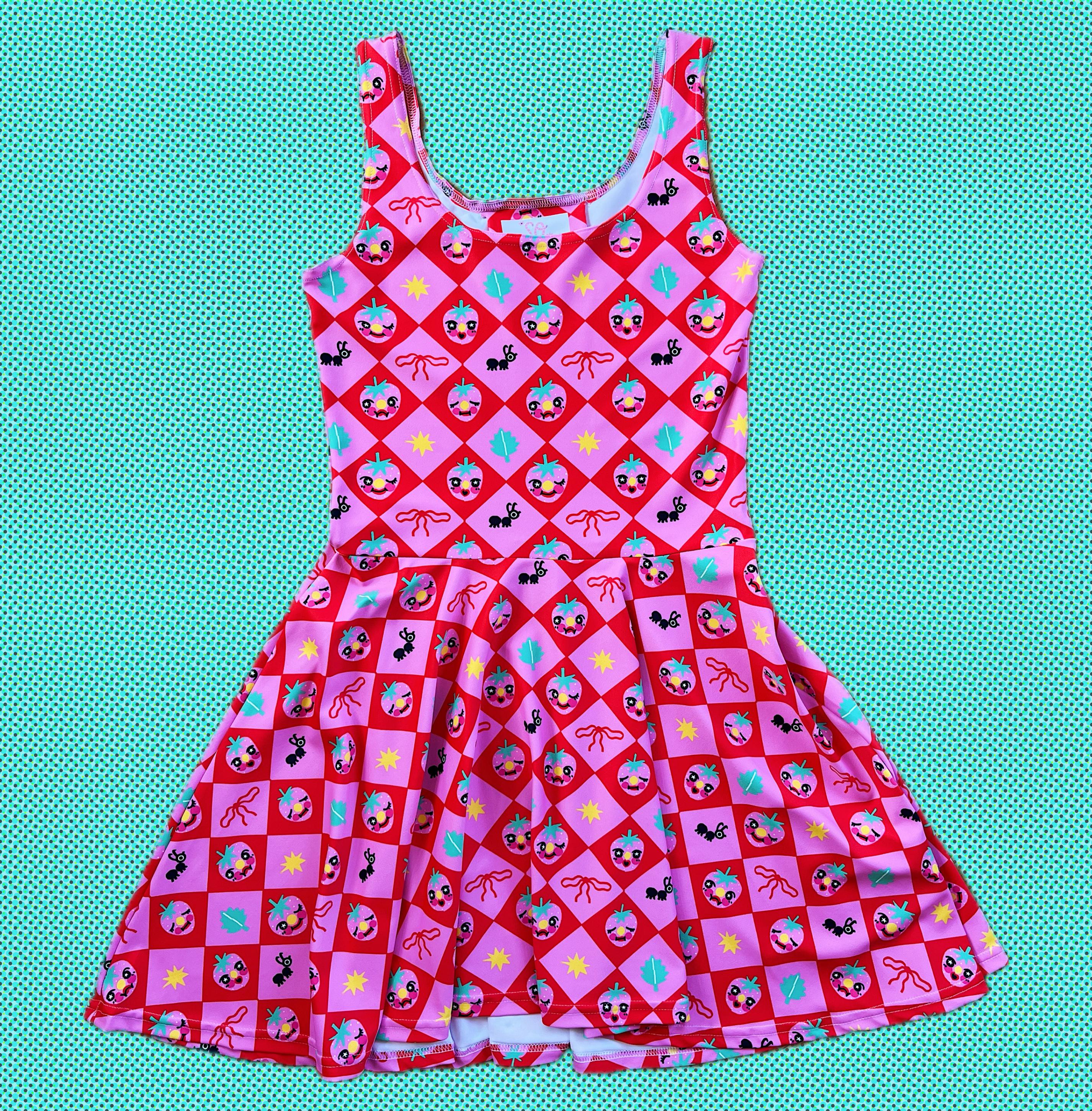 Strawberry Picnic Dress