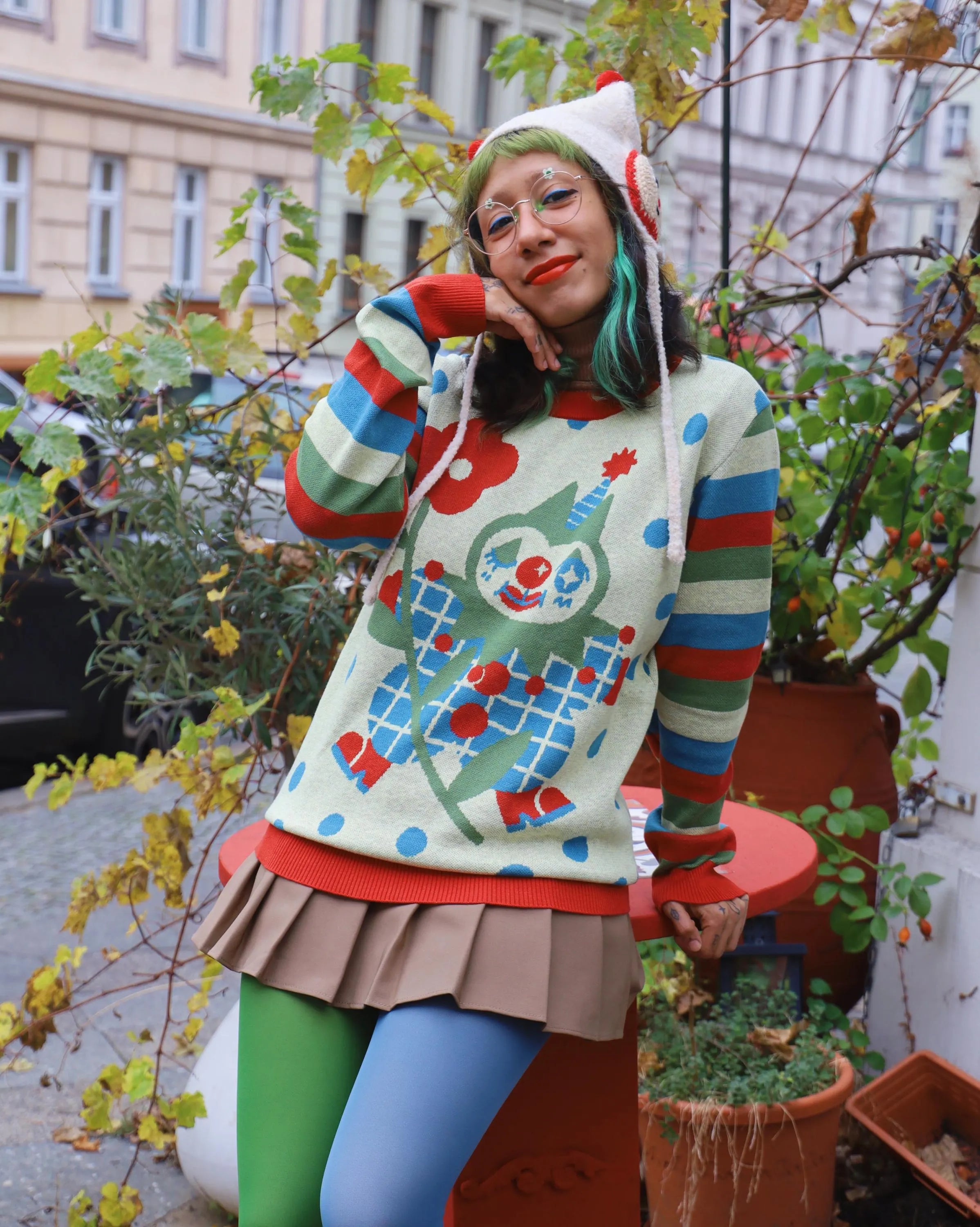 Silly Jester - Knit Sweater