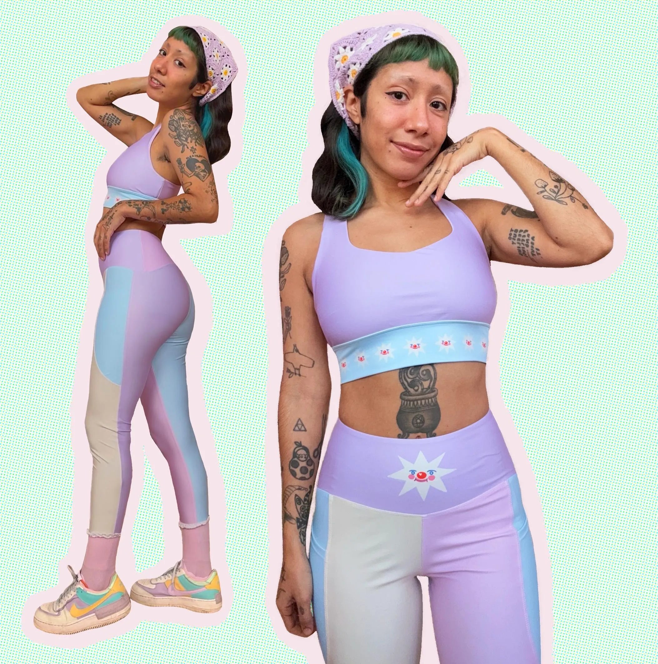 Pastel Dream - Leggings with pockets