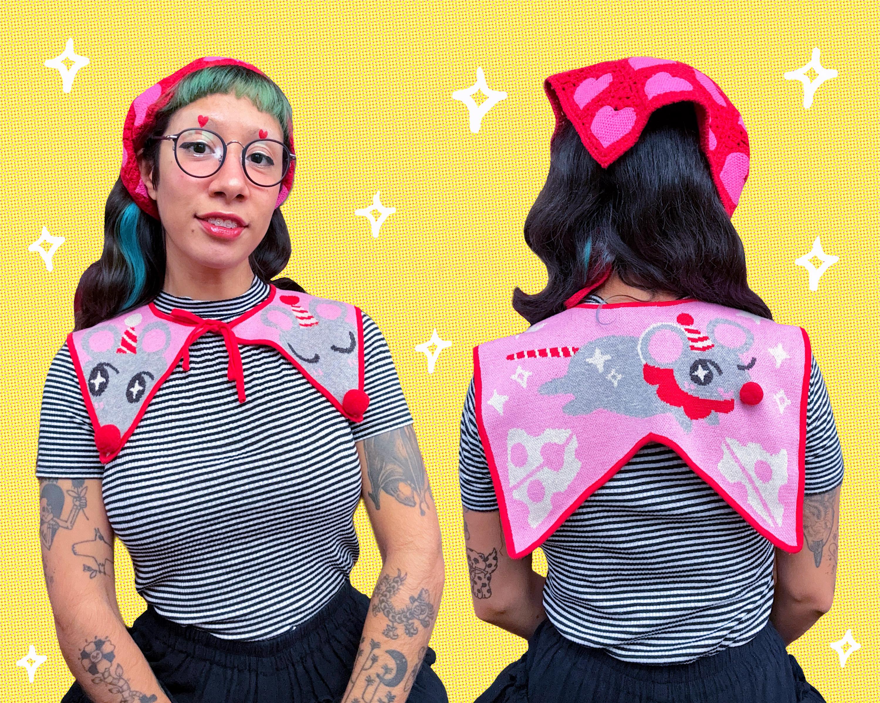 Party Rat! - Knit Collar