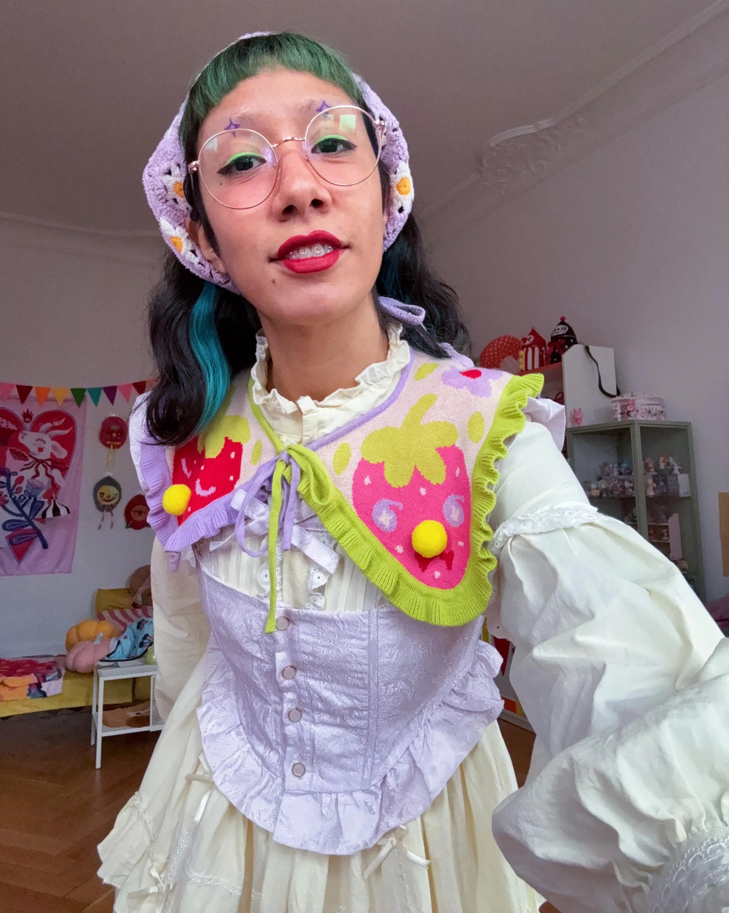 Berry Cute! - Knit Collar