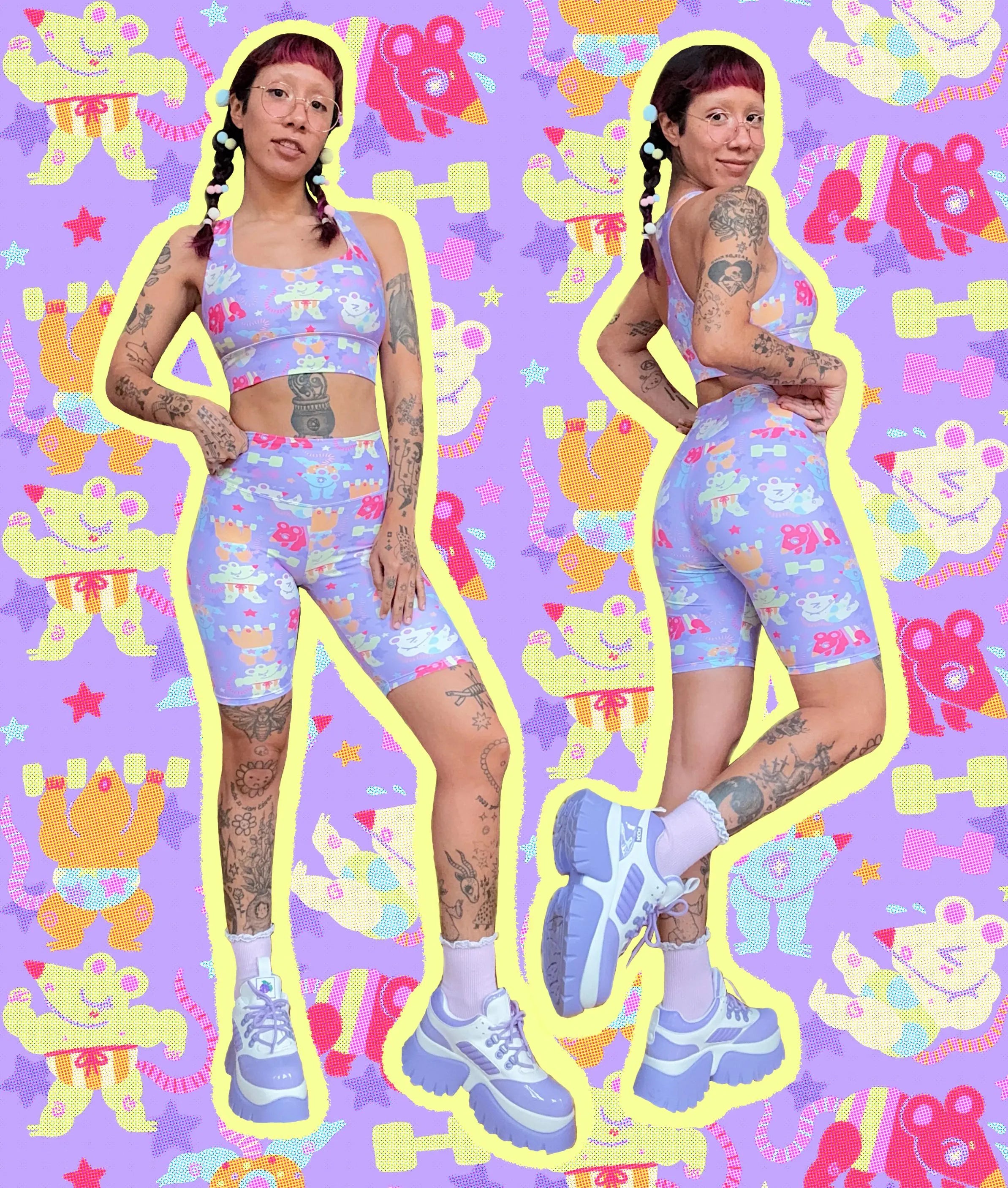 Gym Rat - Biker Shorts